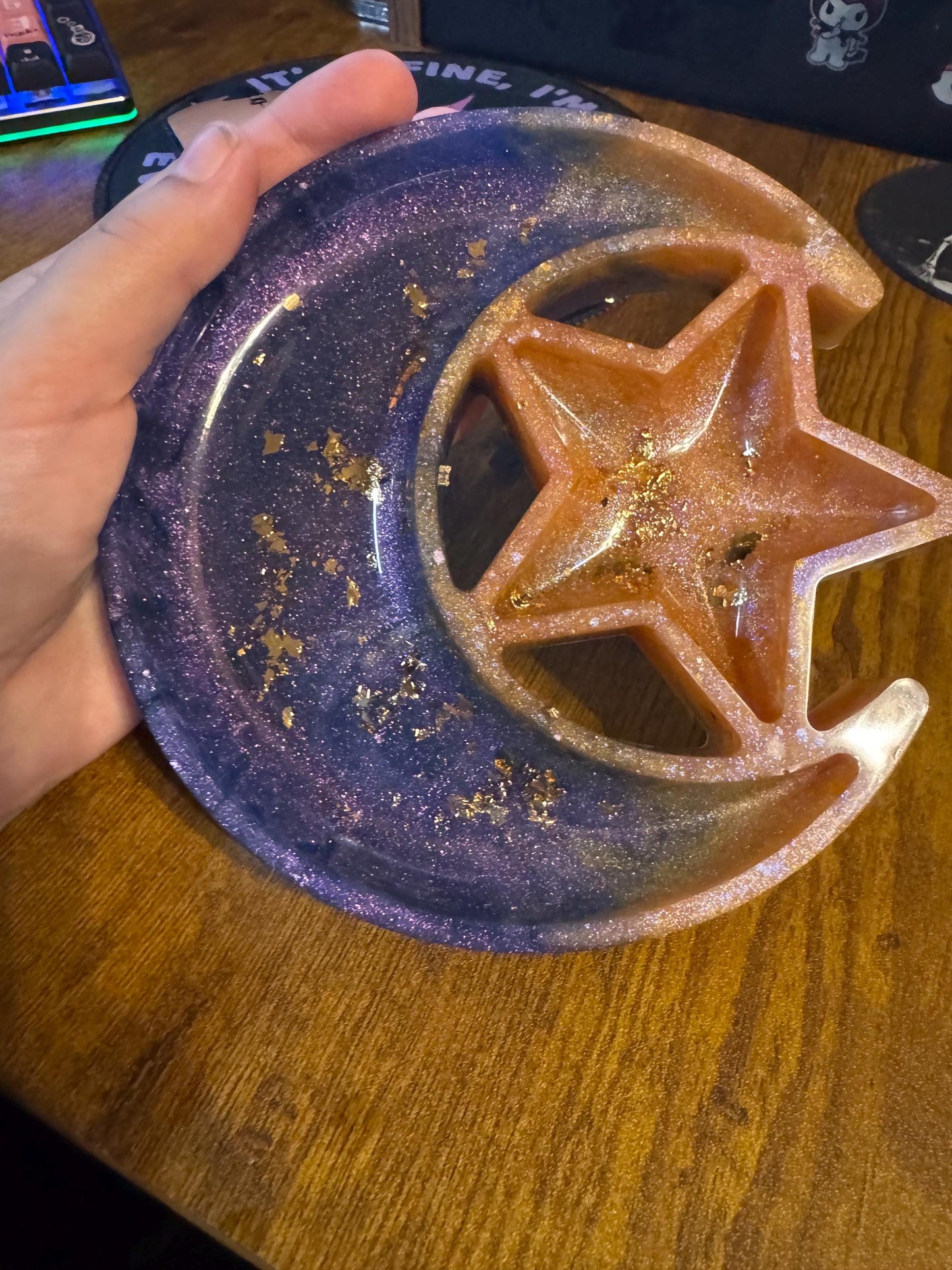 Star moon tray
