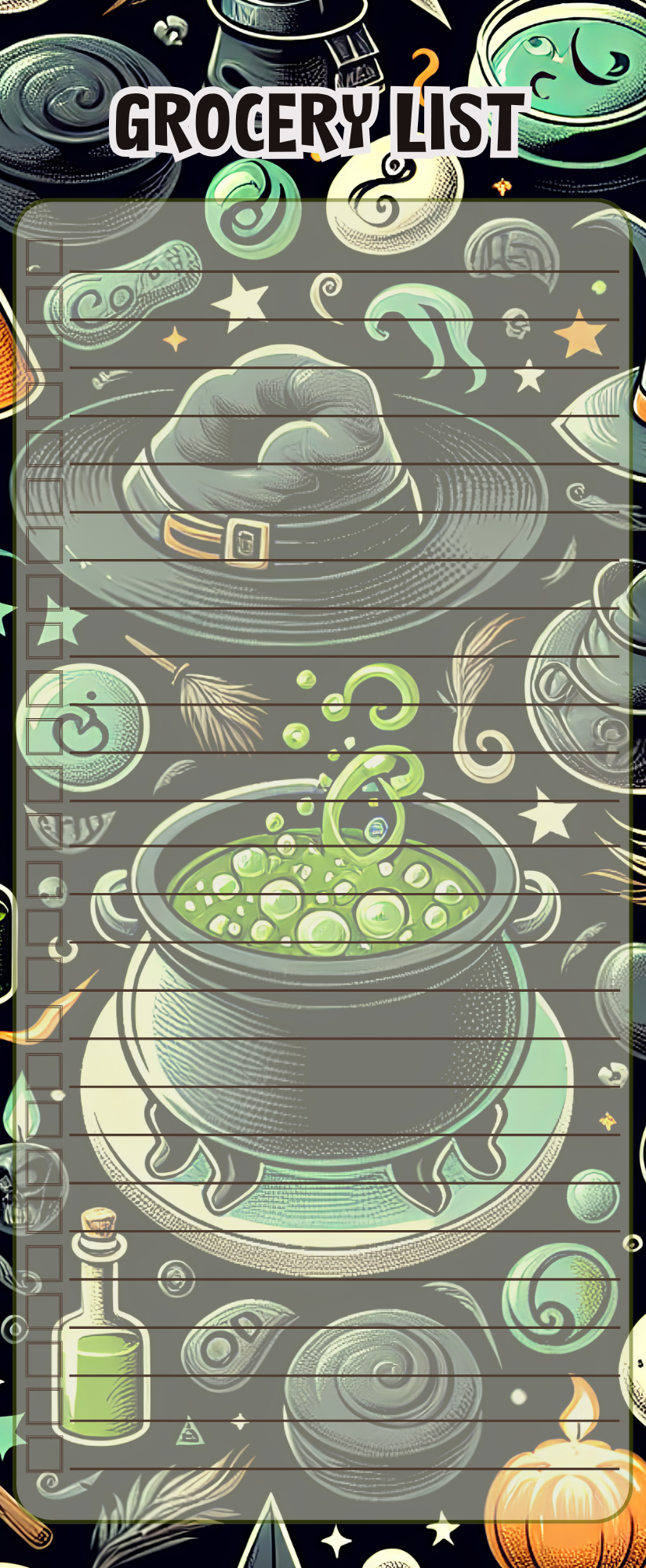 green witch caudrons