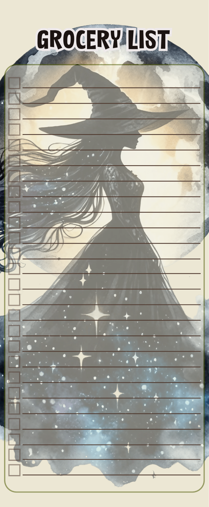 witch and the moon