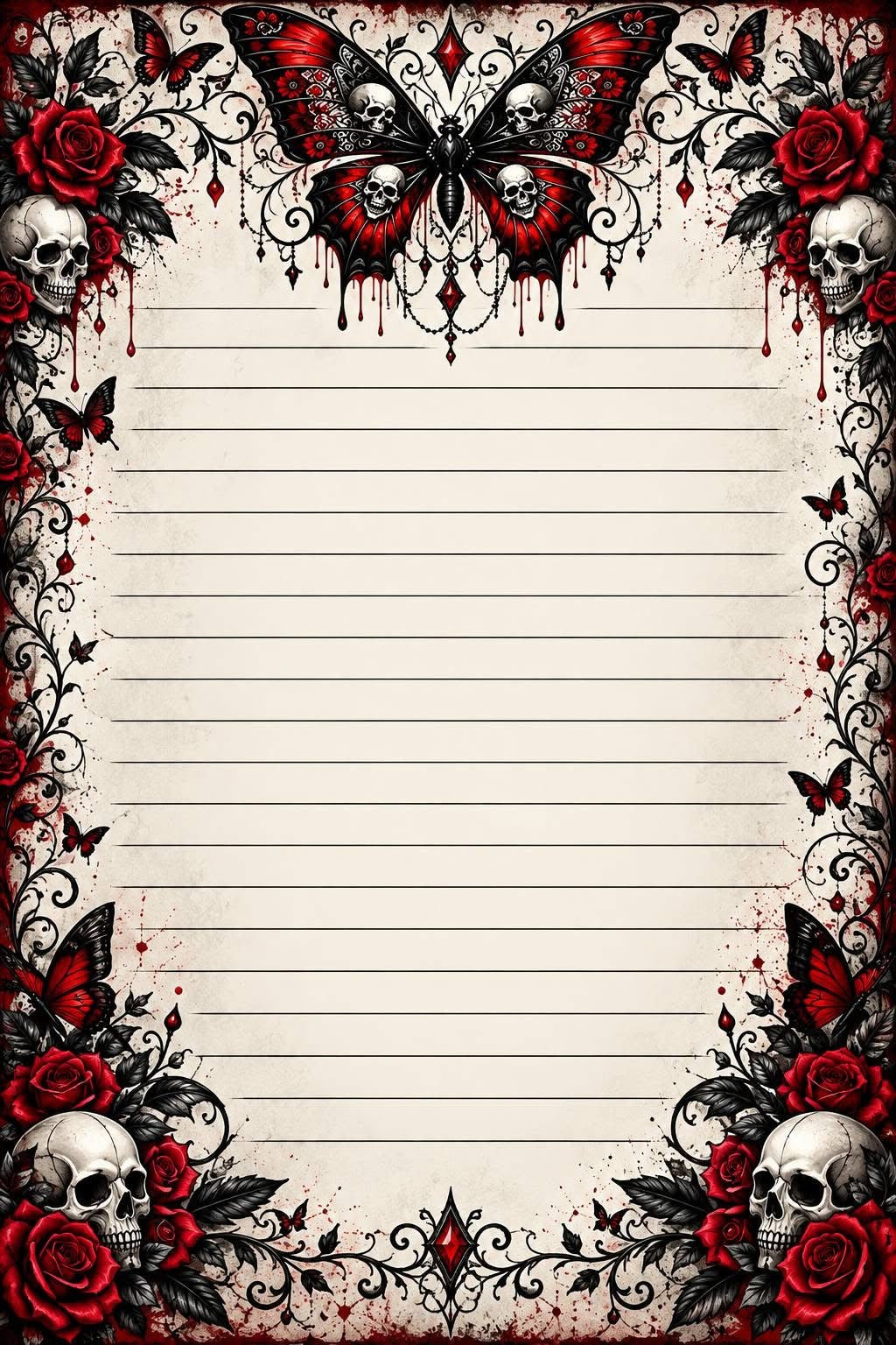 Gothic butterflies