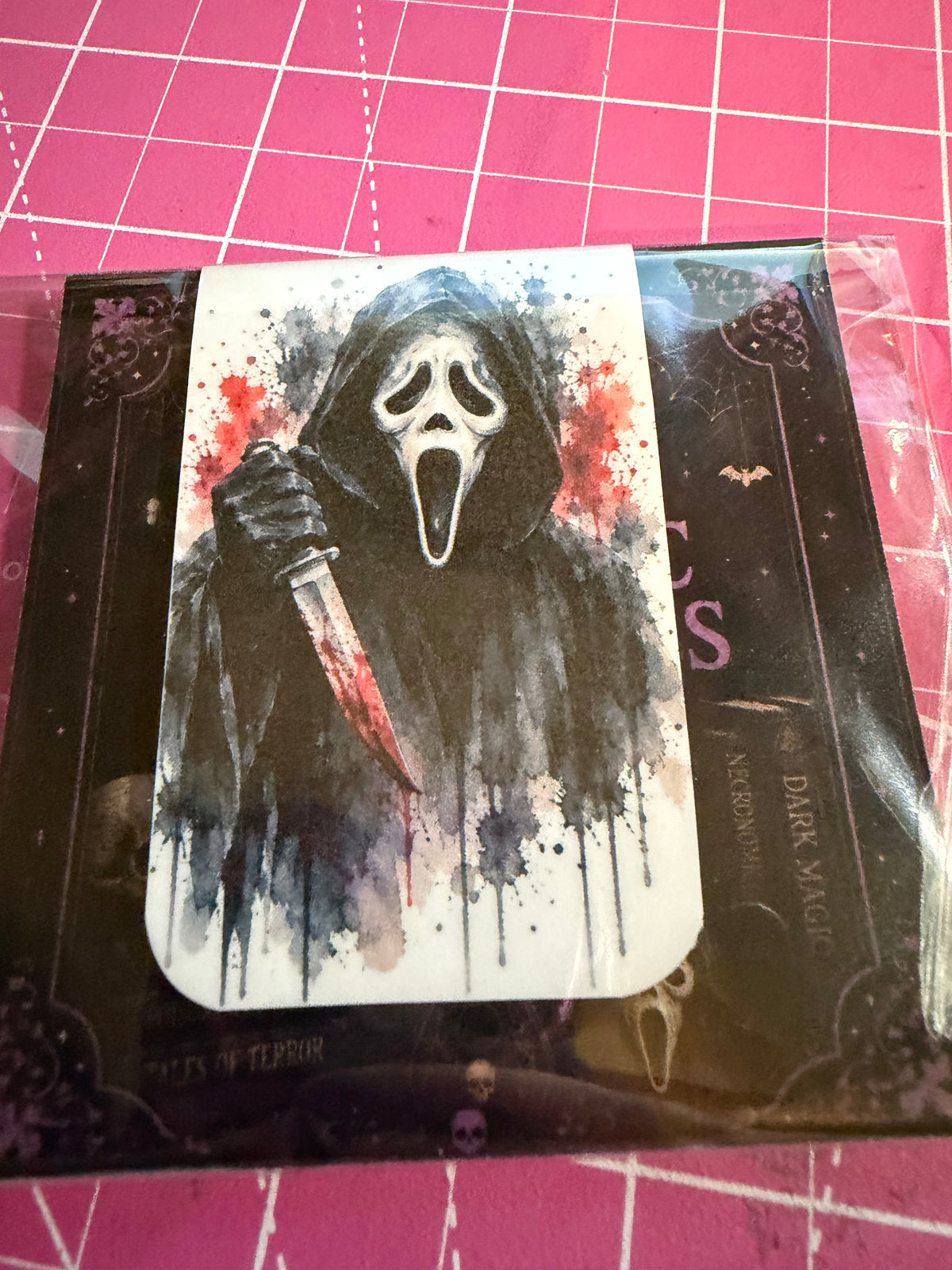 Magnetic bookmark Ghostface