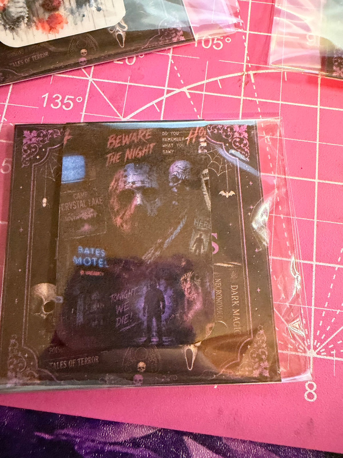 Magnetic bookmark horror