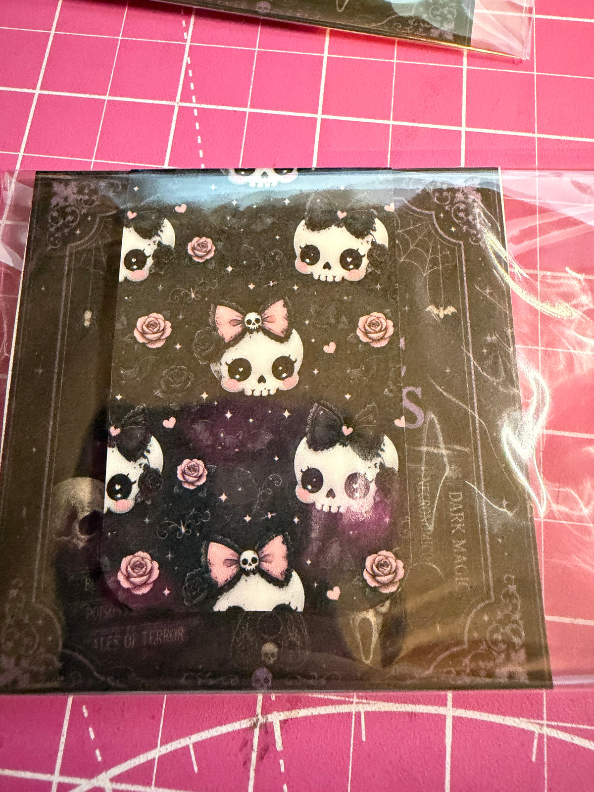 Magnetic bookmark goth