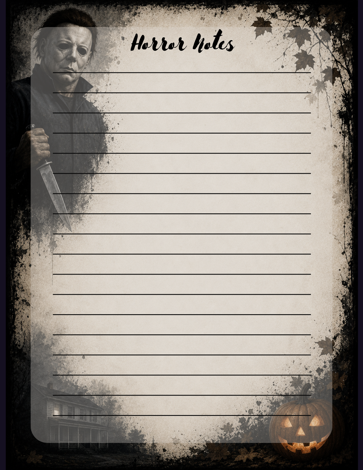 Mike Myers horror notes