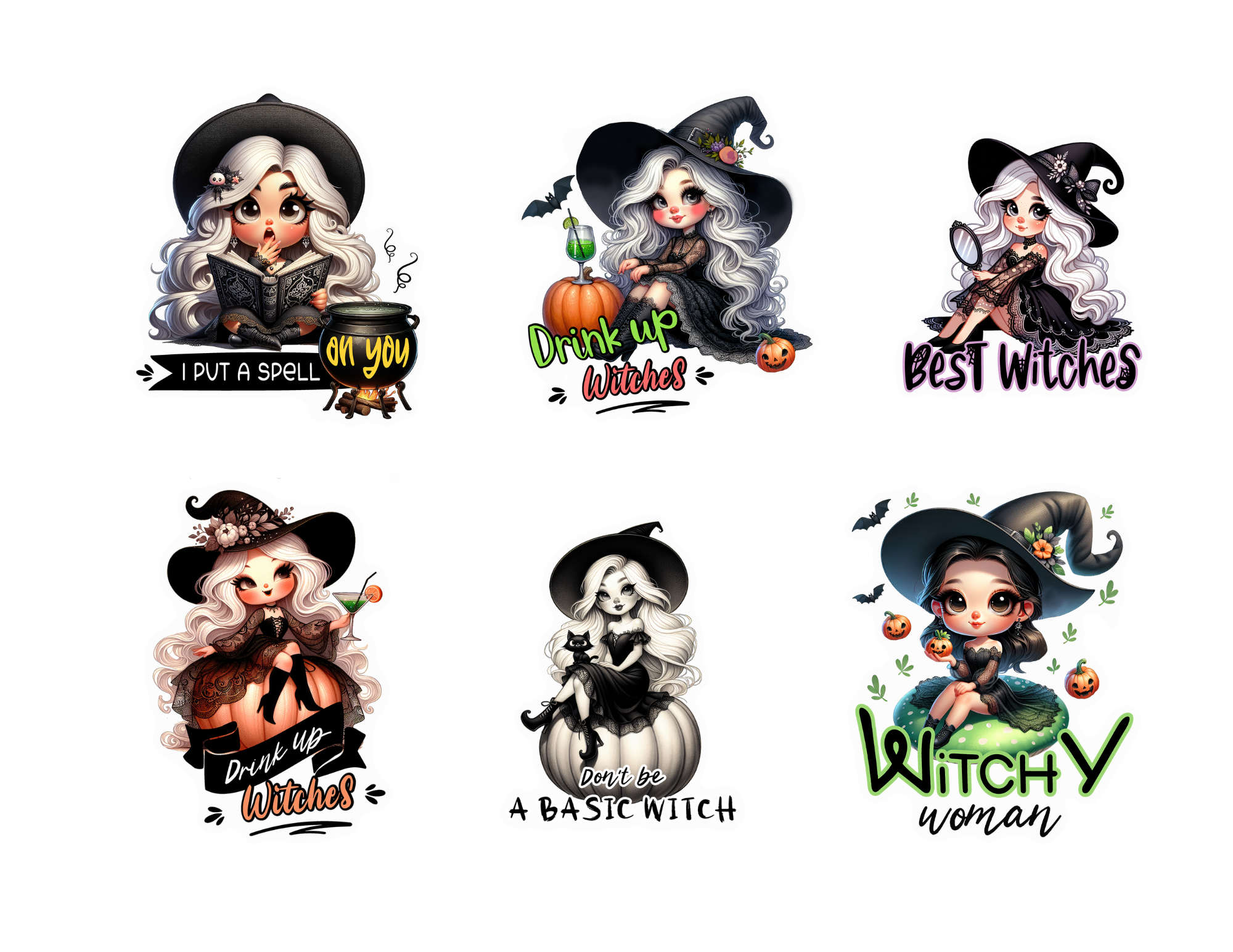 Basic Witch sticker pack
