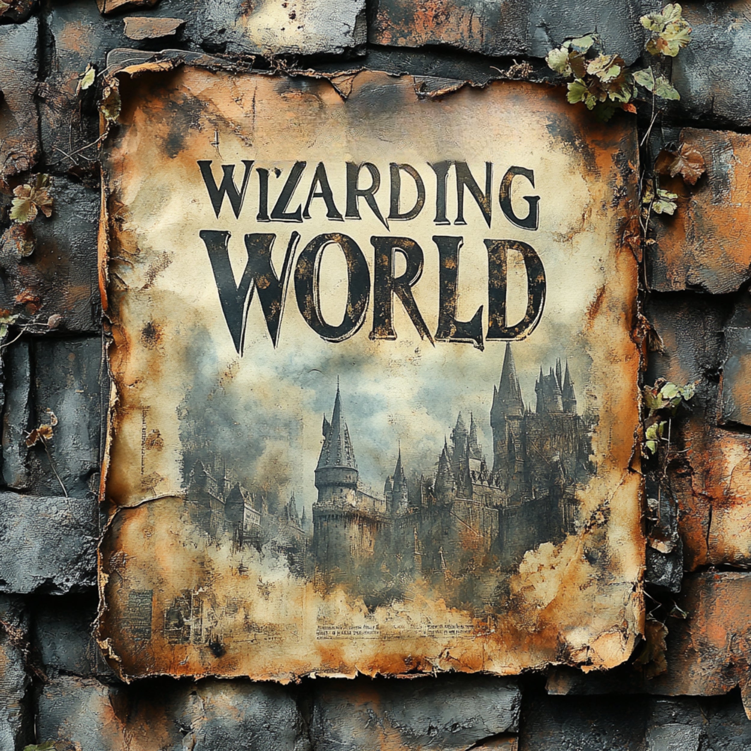 HP Wizarding World Junk journal papers
