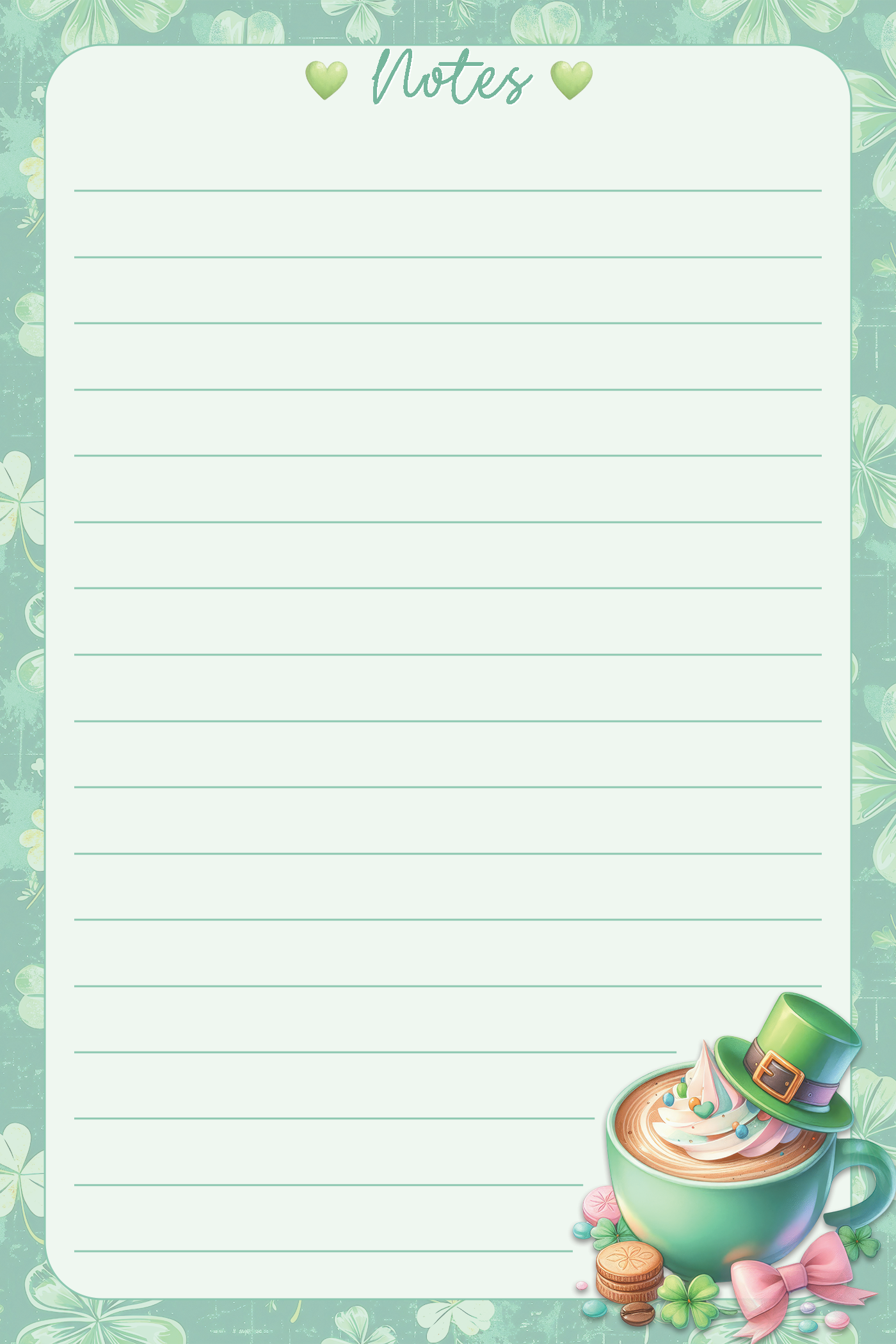 St. Patrick's Day Notepads