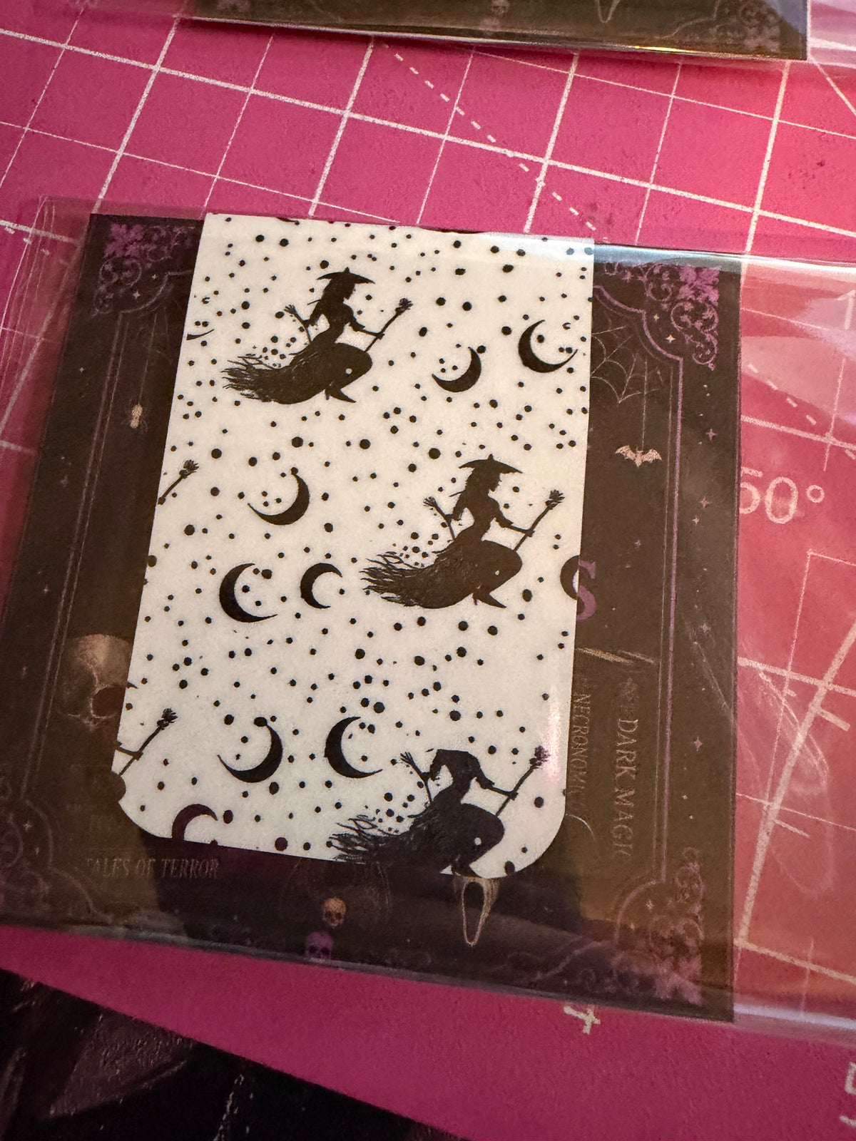 Magnetic bookmark witch