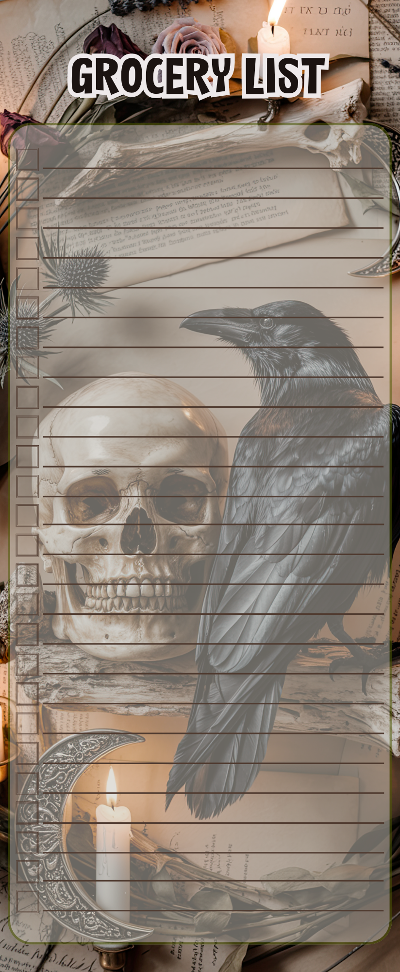 skulls and ravens