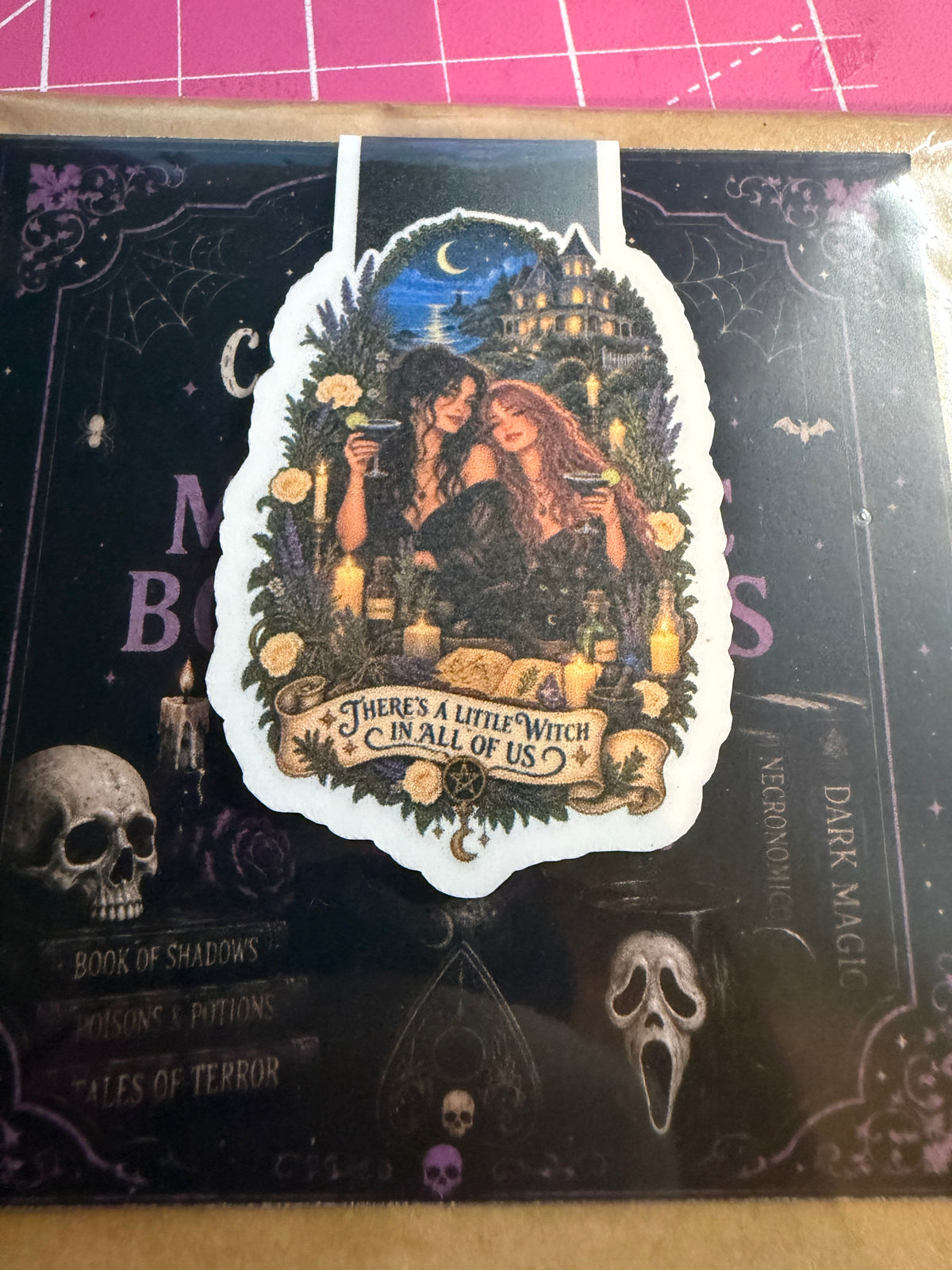 Magnetic bookmark practical magic