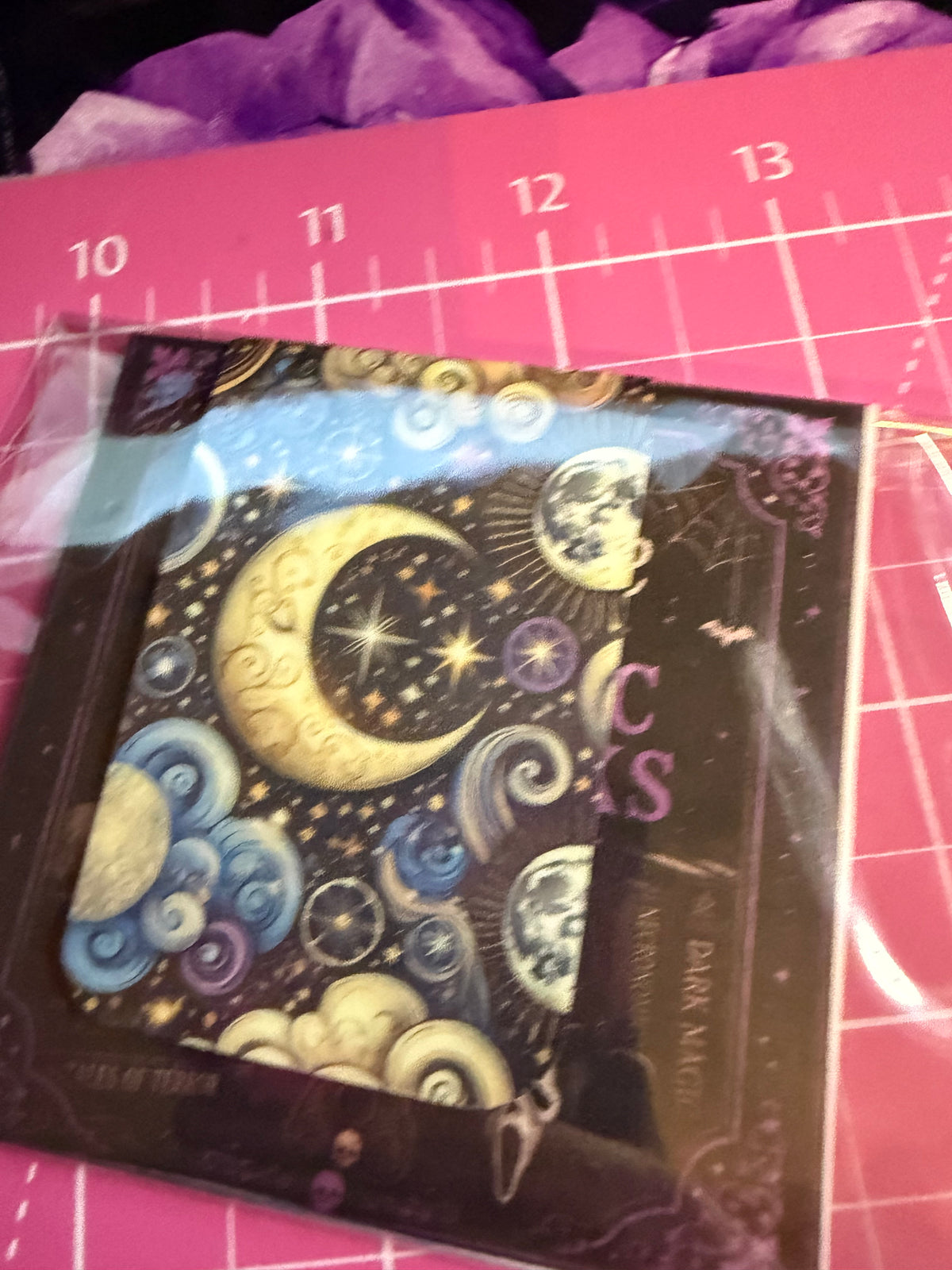 Magnetic bookmark moon and stars