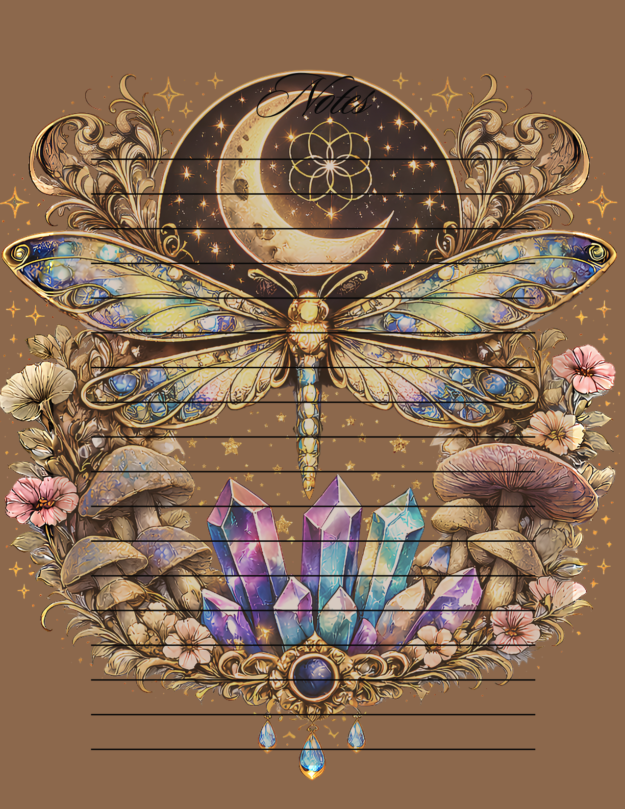 Moon Dragonflies