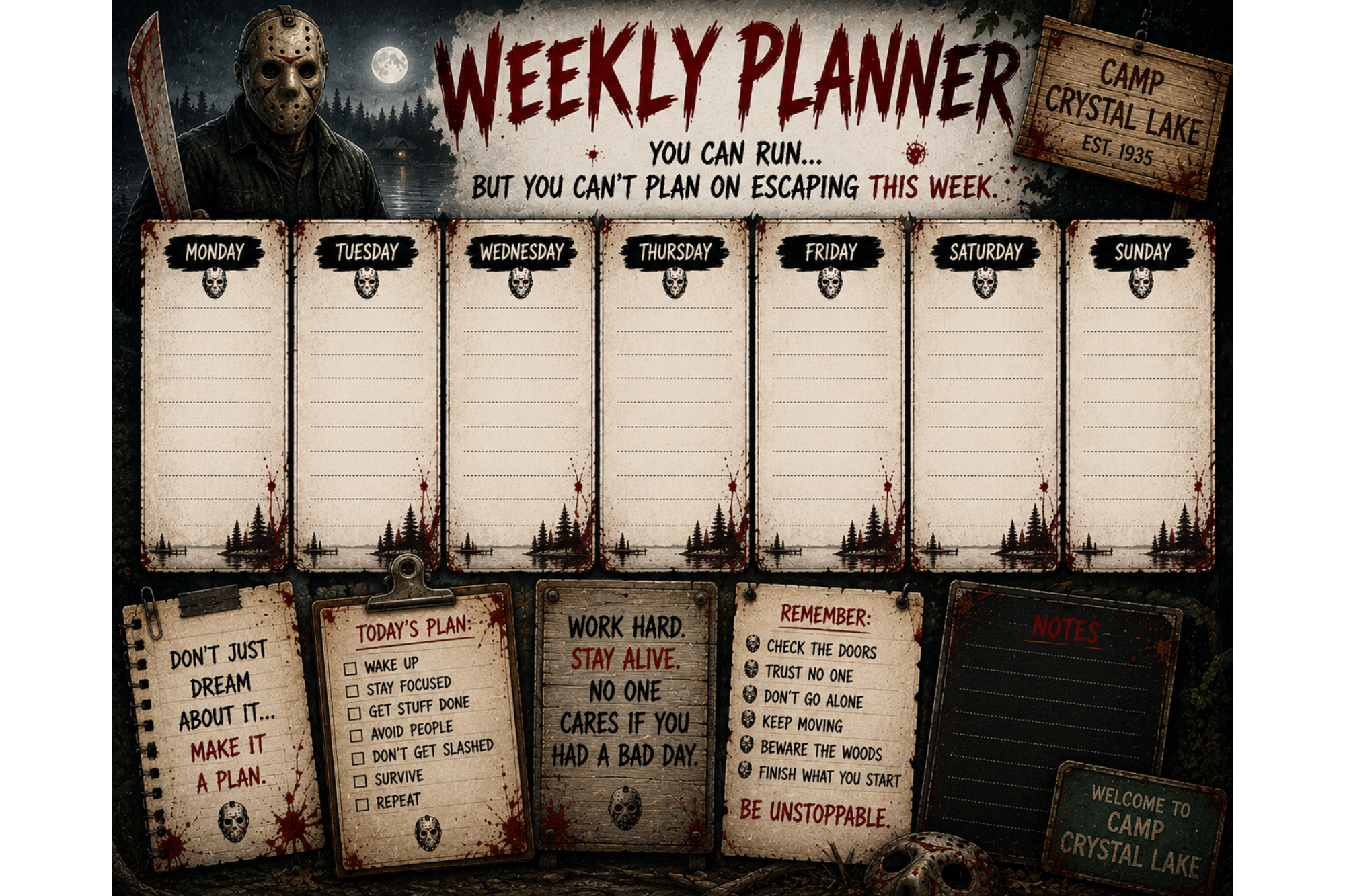 Jason weekly planner