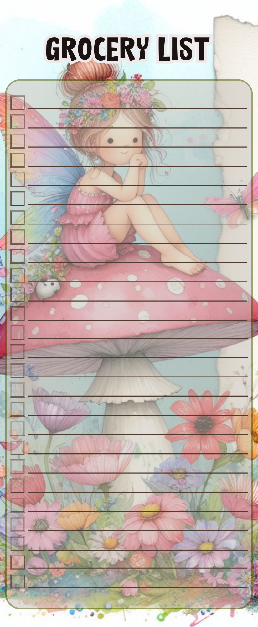 mushroom fairy