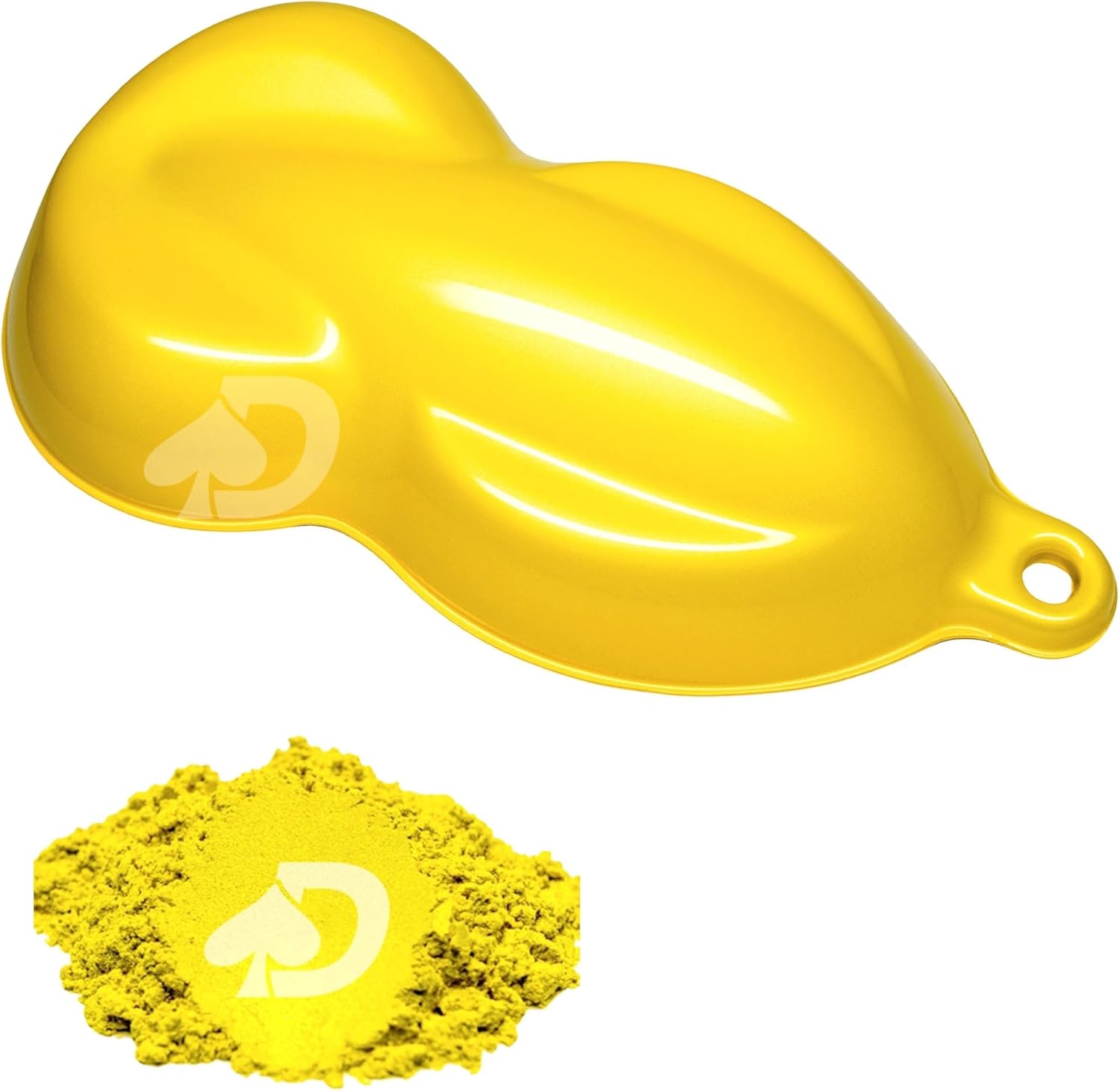 Yellow sand mold and sand on a white background