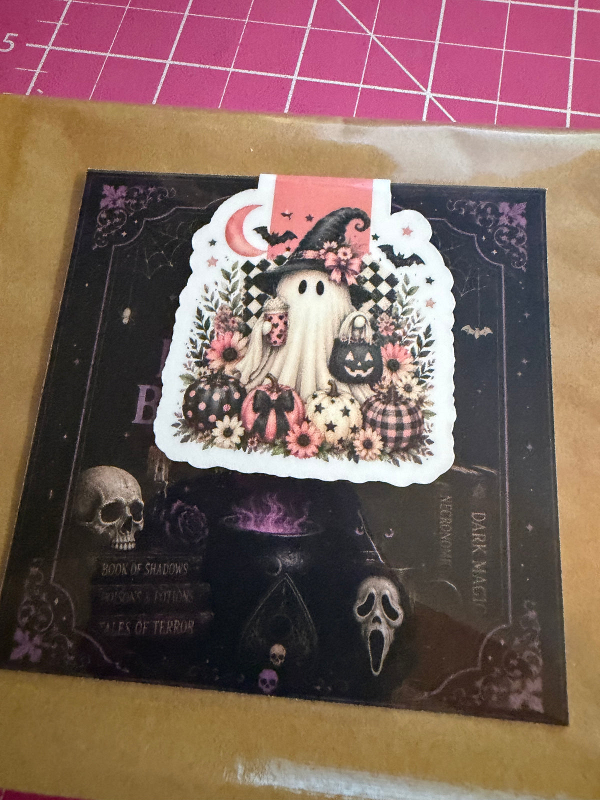 Magnetic bookmark fall ghosts