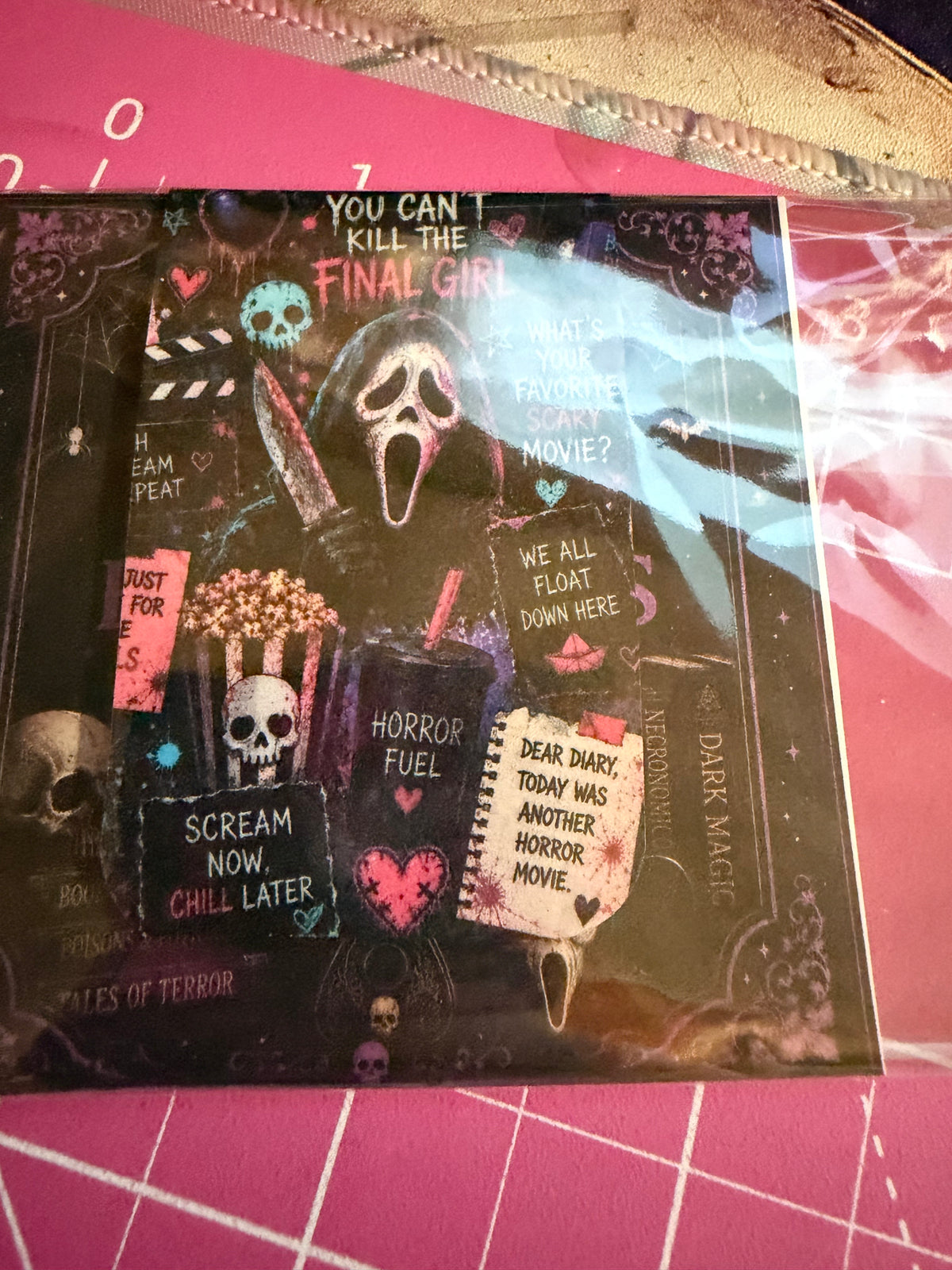 Magnetic bookmark final girl