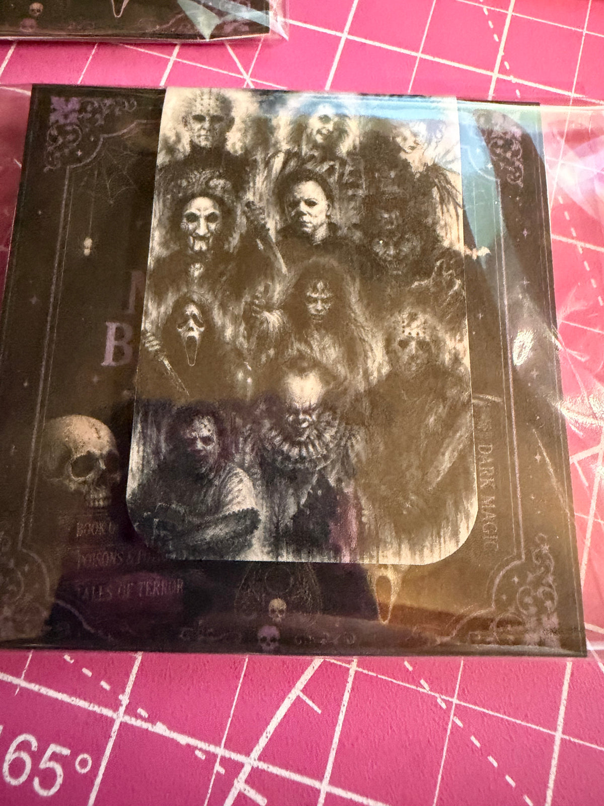 Magnetic bookmark horror 2
