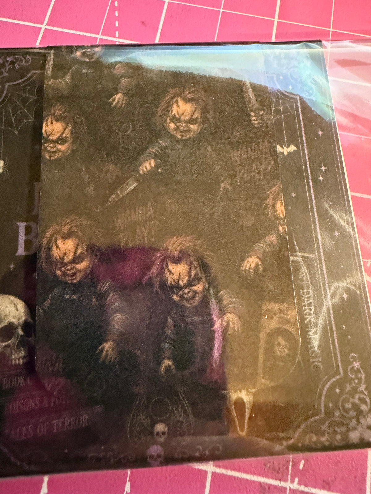 Magnetic bookmark chucky