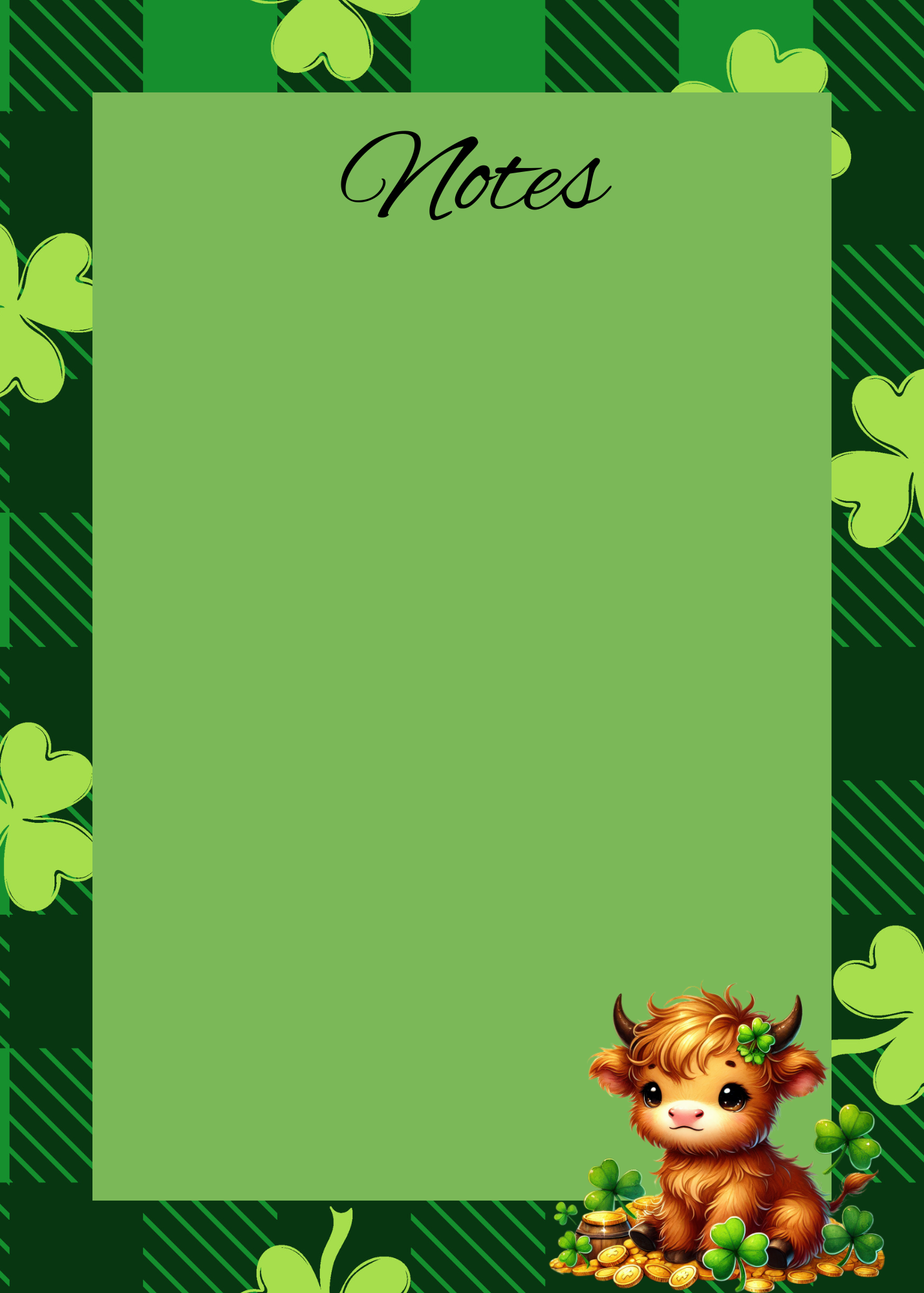 St. Patrick's Day Notepads