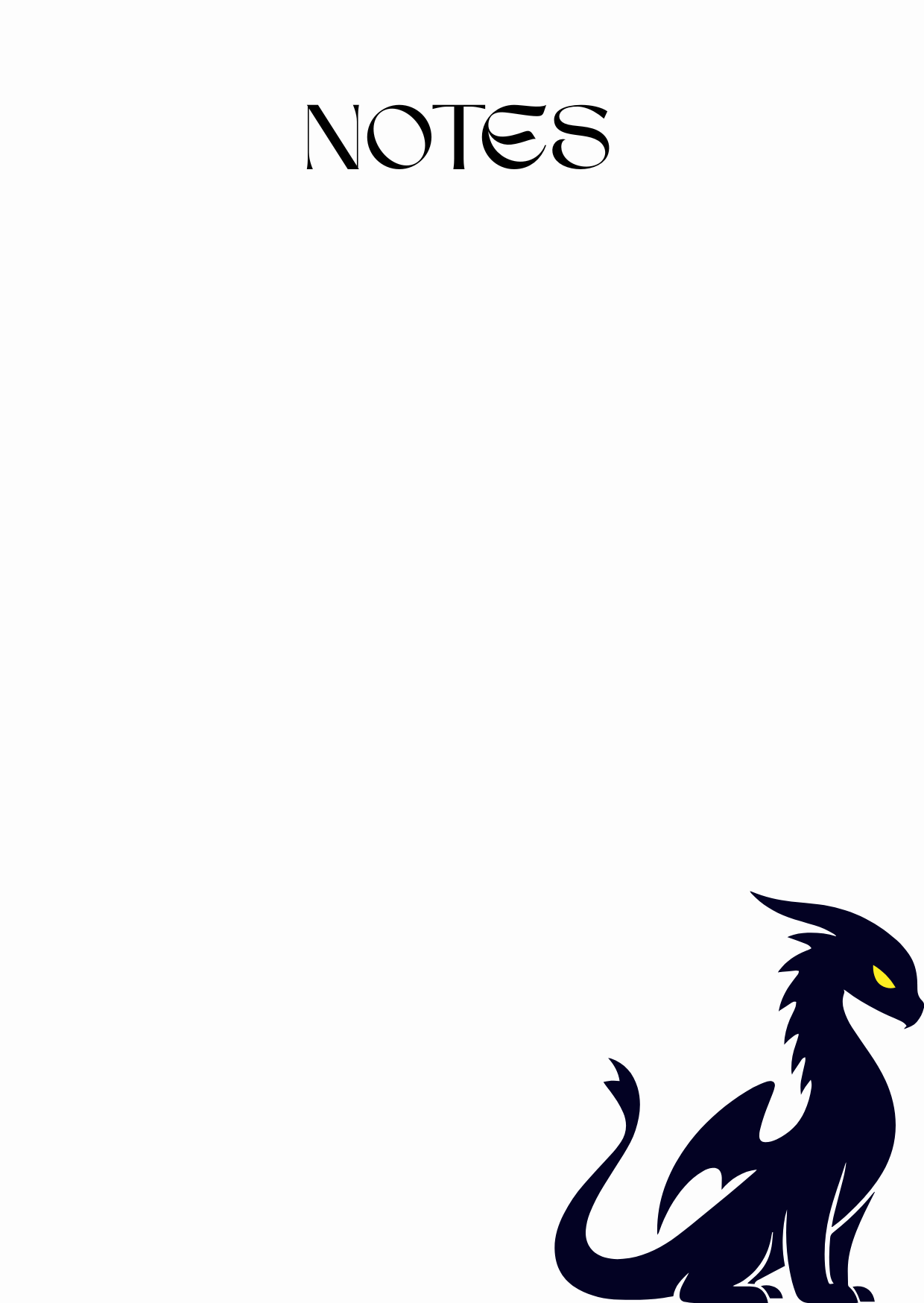 Dragon on Notepads