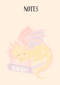 Book Dragon Notepad