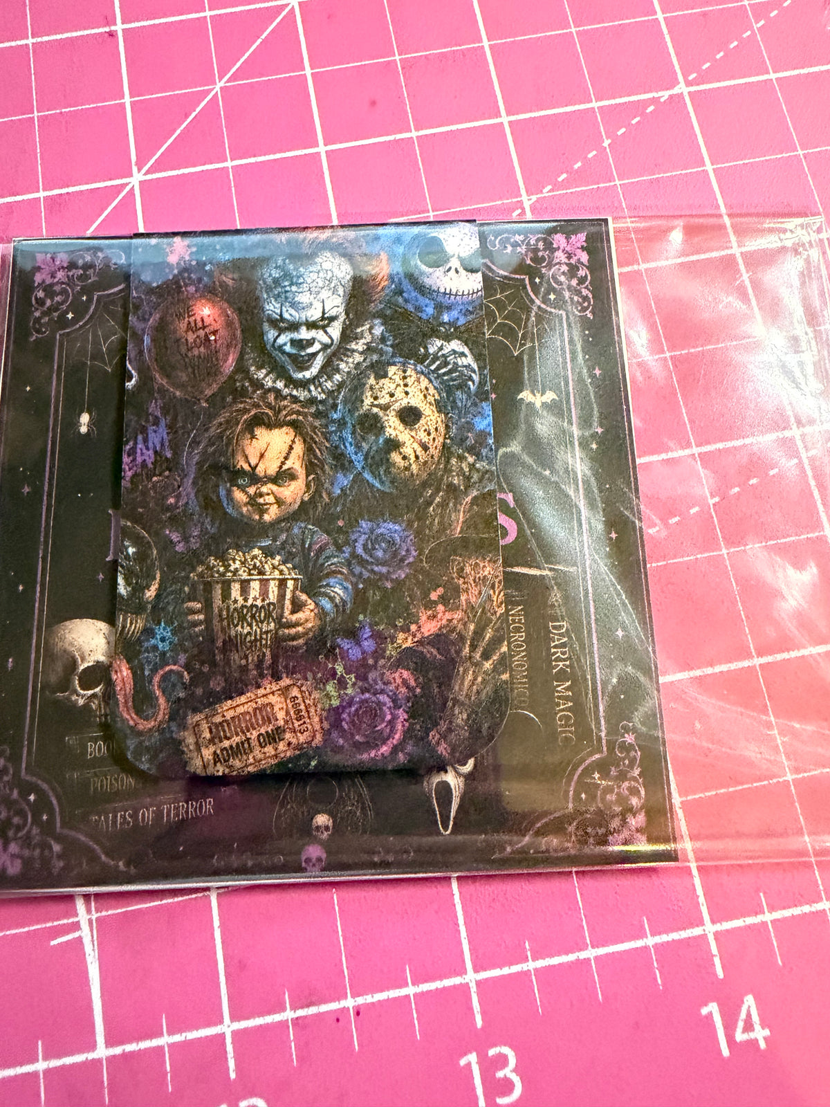 Magnetic bookmark all horror