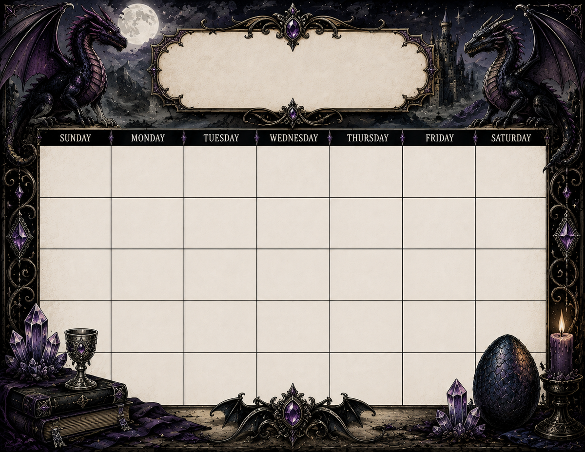 Dragons Calendar