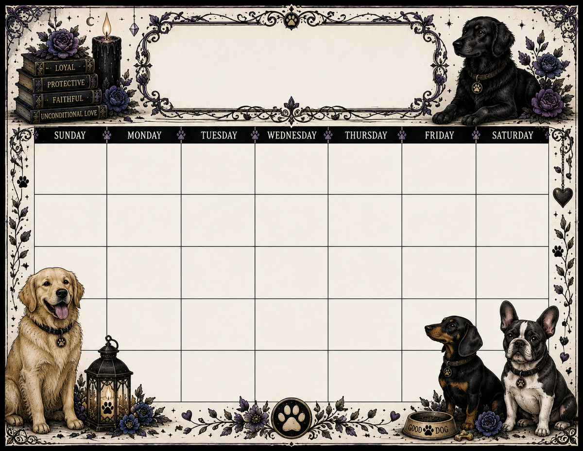 Dogs Calendar