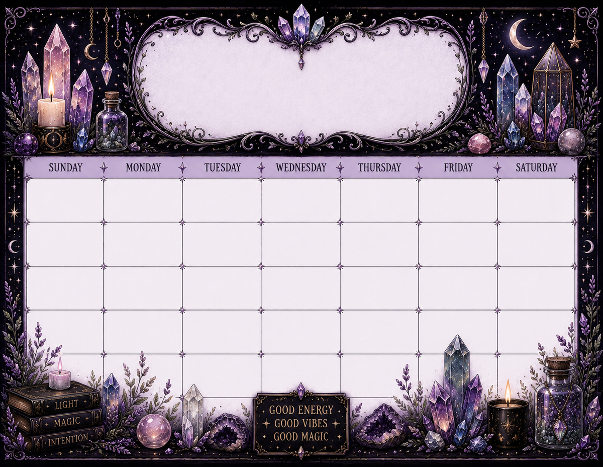 Crystals Calendar
