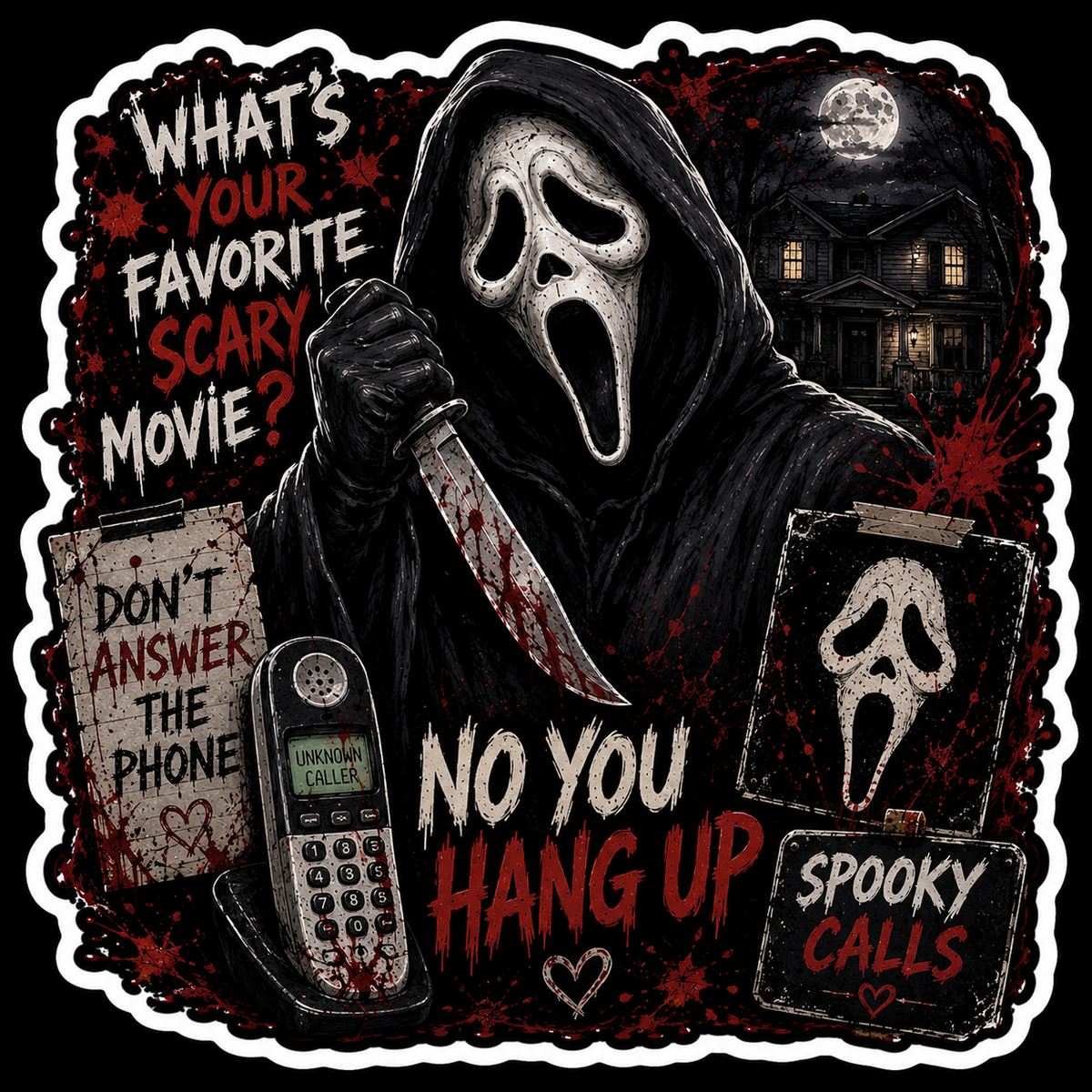 SCREAM sticker