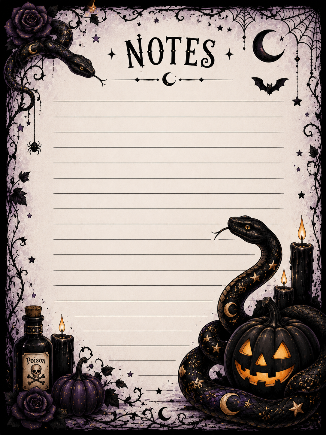 Halloween snakes