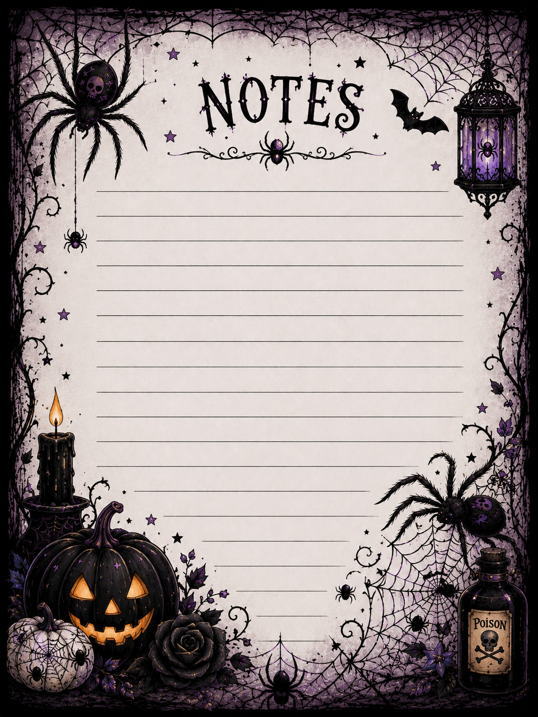 Halloween spiders