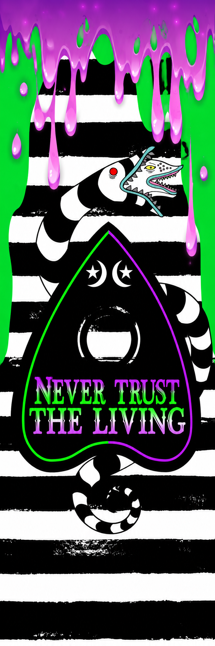 never trust the living