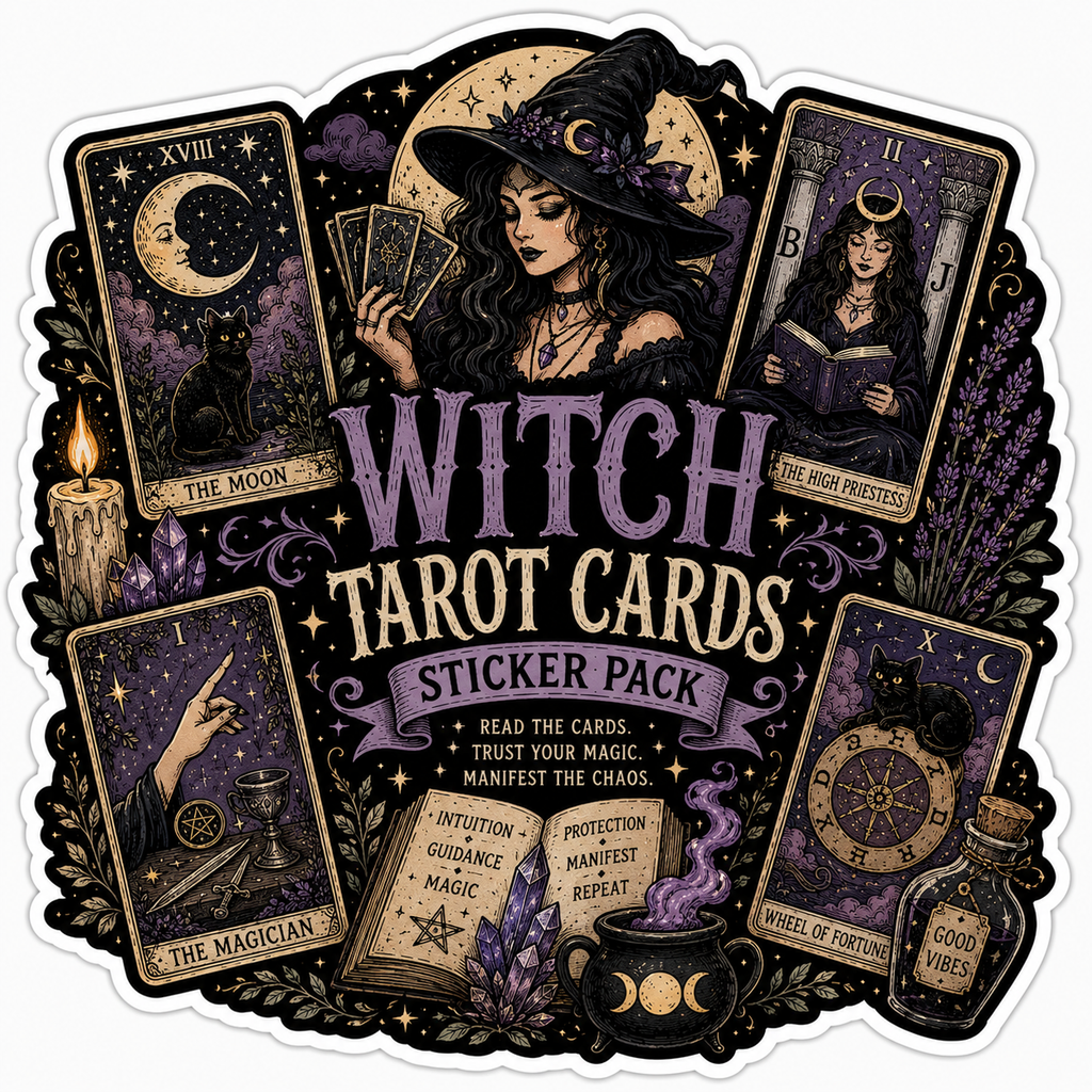 Witch Tarot Stickers