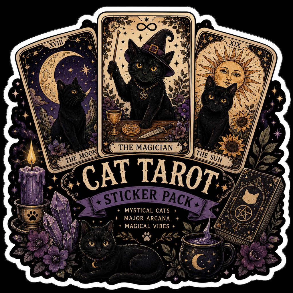 Cart Tarot Sticker pack