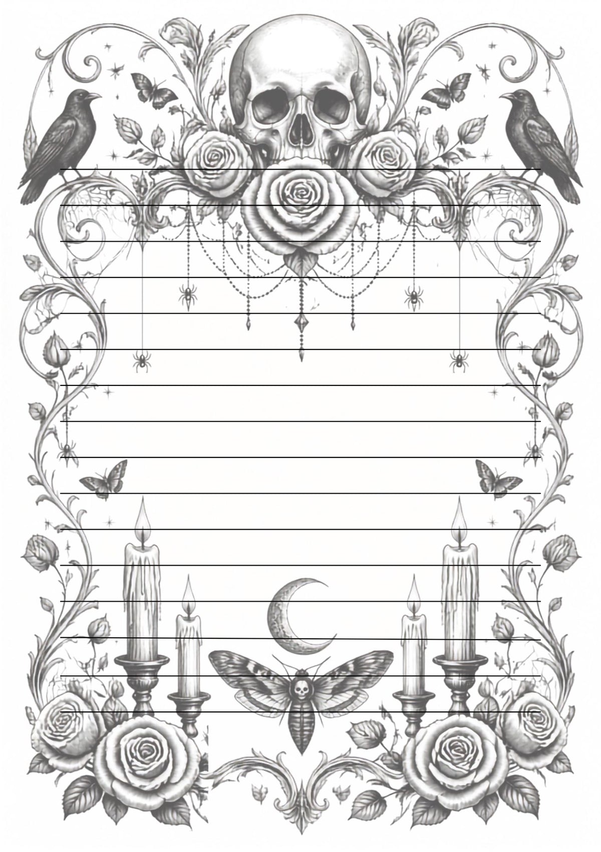 Gothic moth