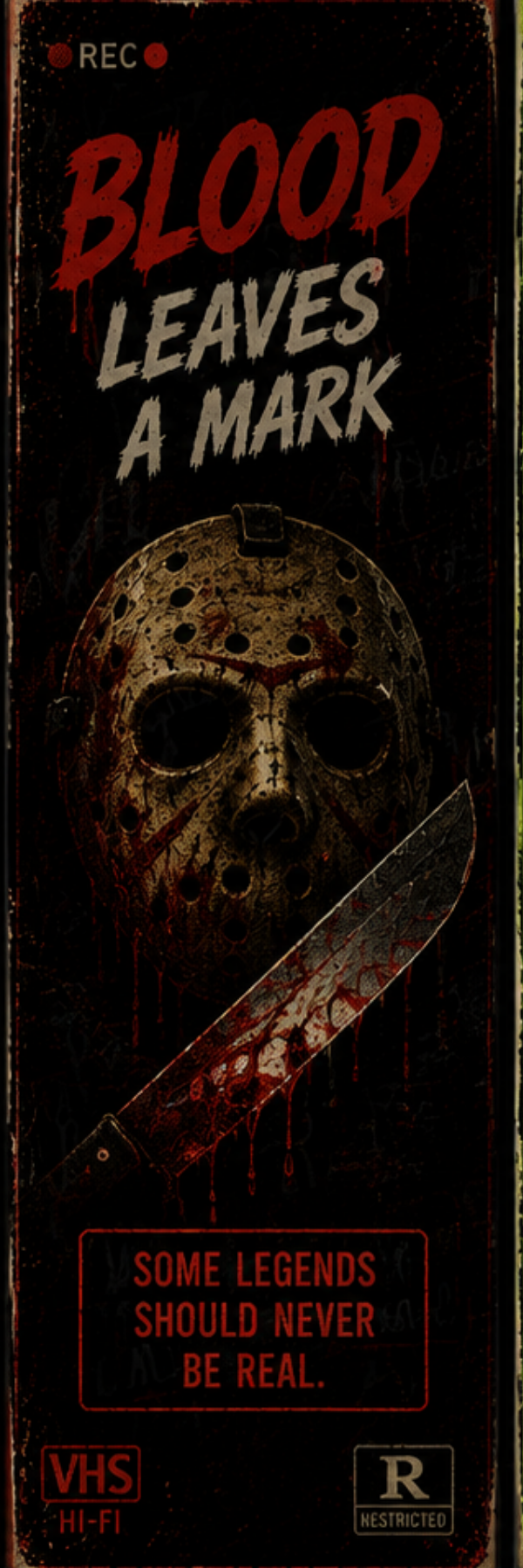 Blood leave a mark bookmark