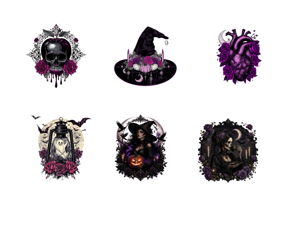 Gothic Witch Sticker Pack