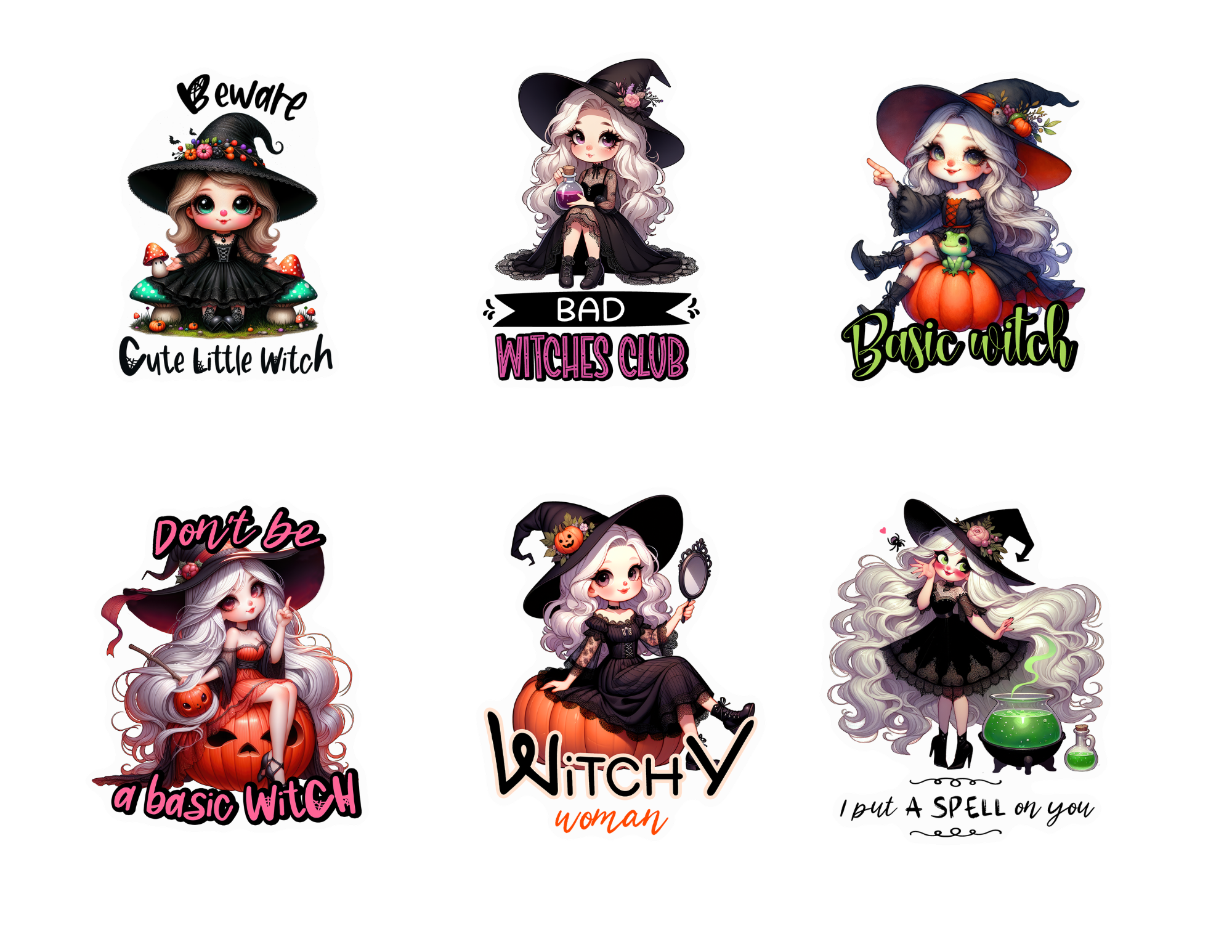Basic Witch sticker pack
