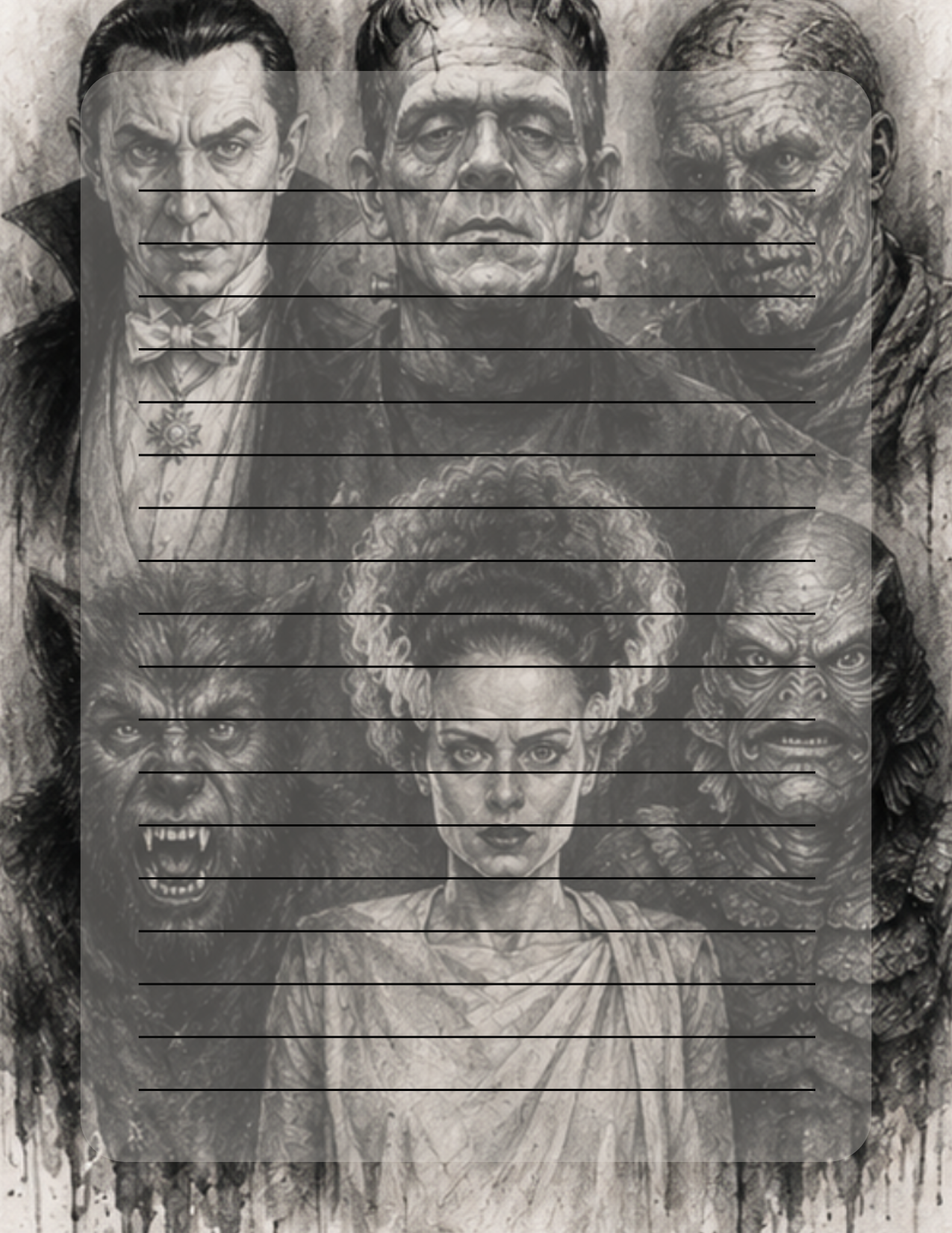 Classics Horrors Notepad