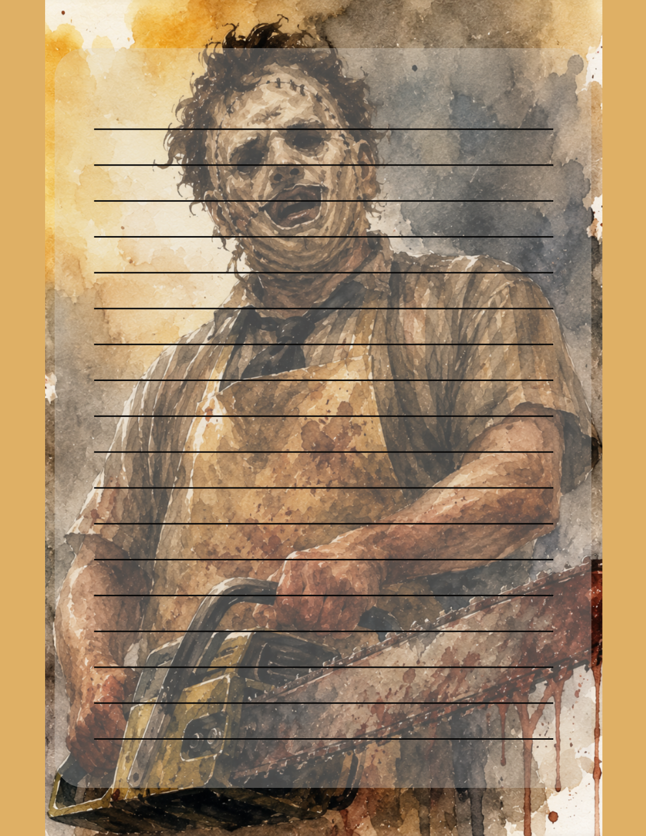 Leatherface Notepad