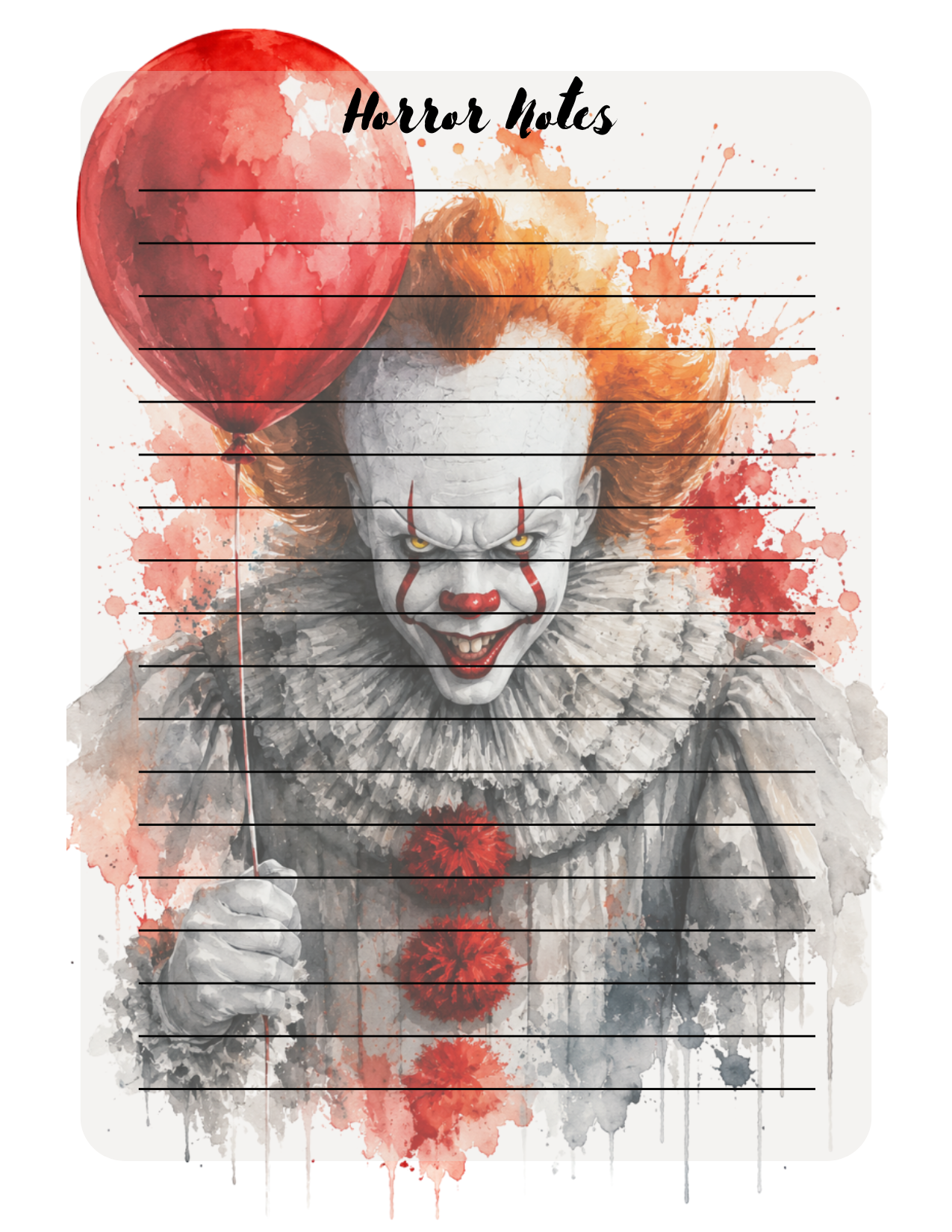 Pennywise Notepad