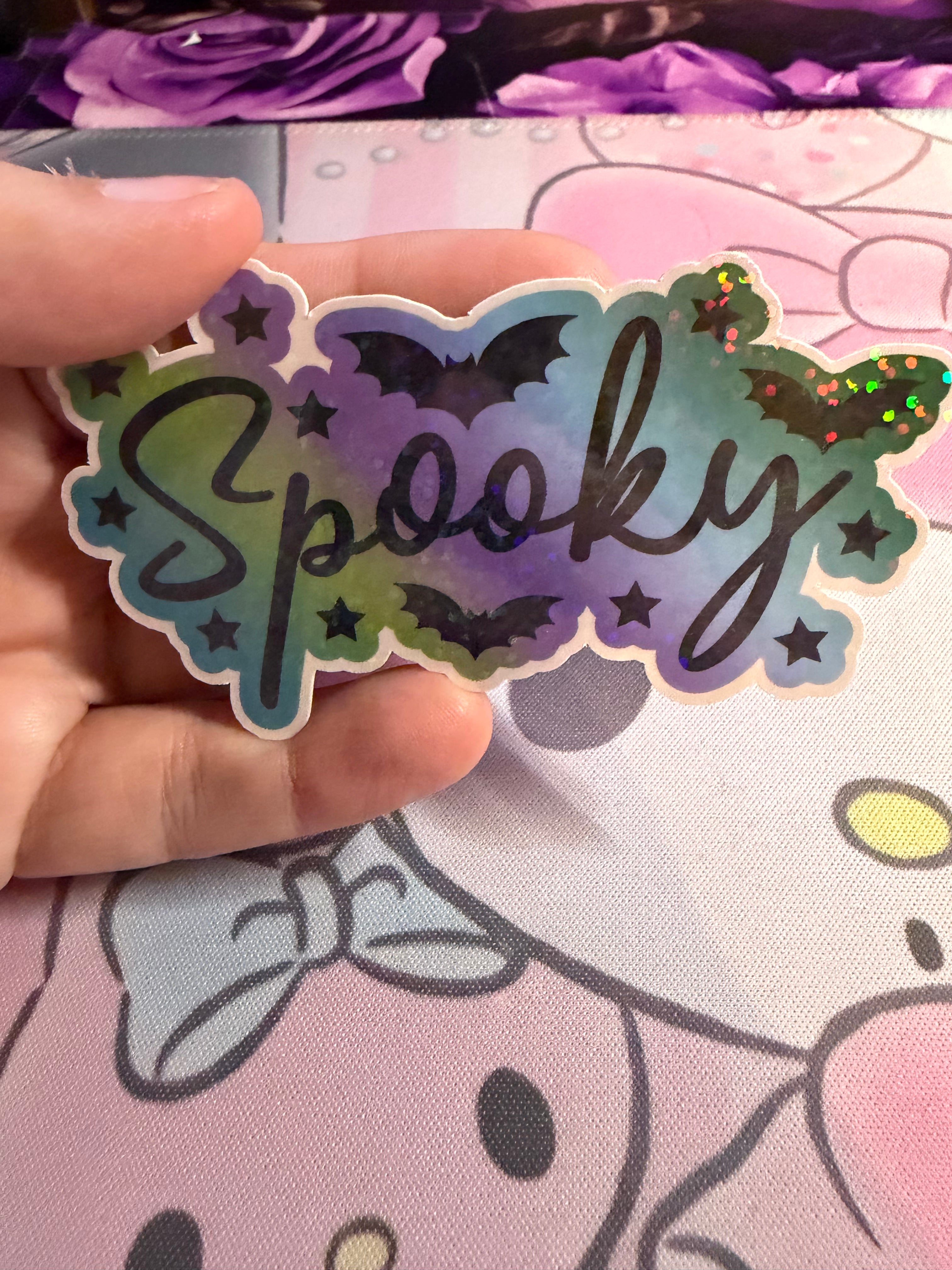 Spooky sticker