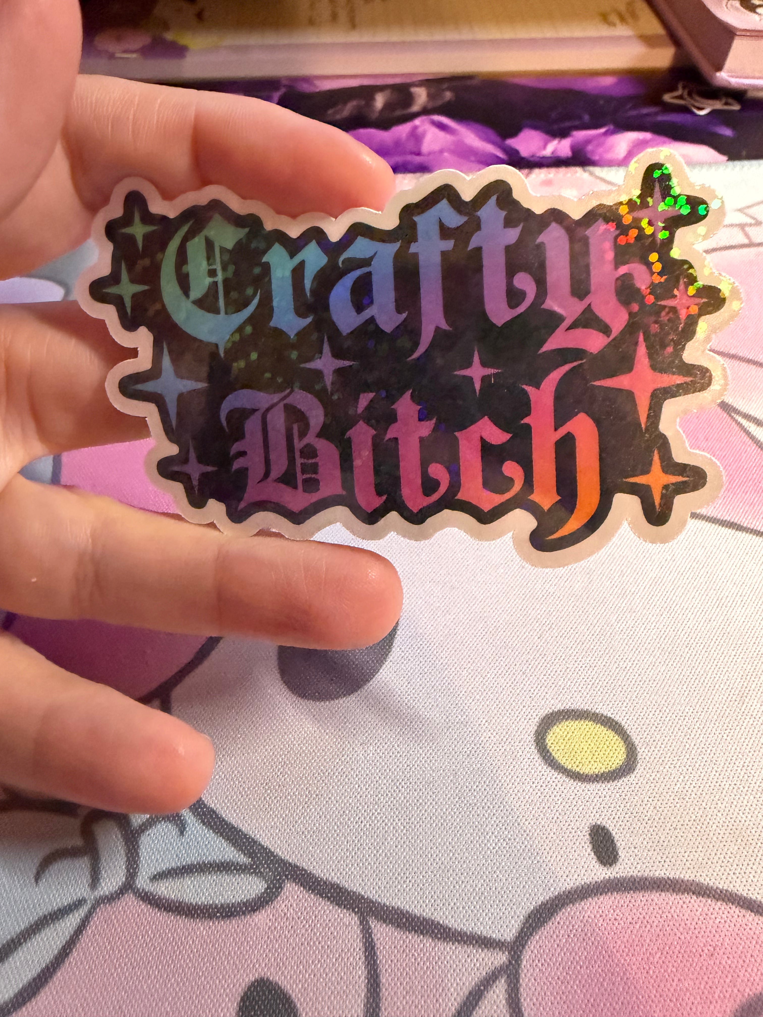 Crafty Bitch sticker
