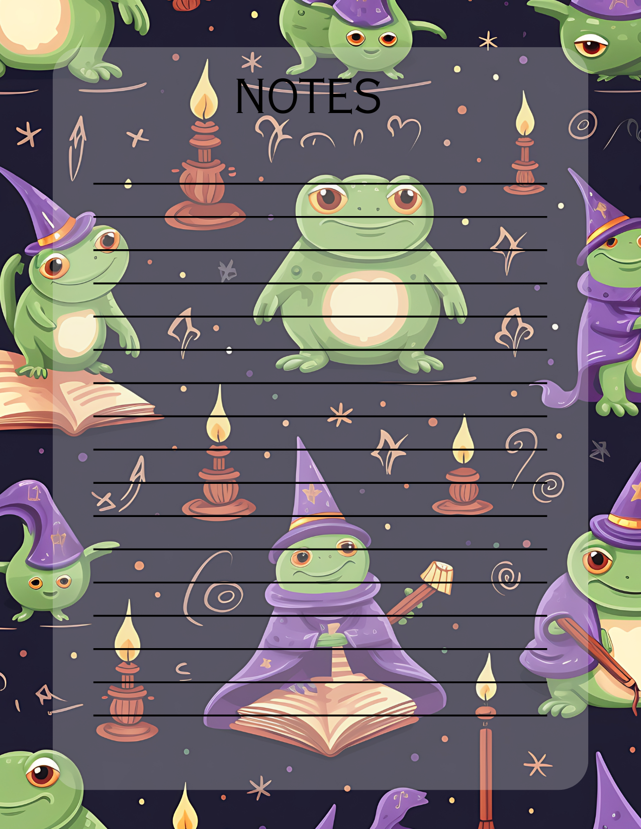 Witchy Notepad