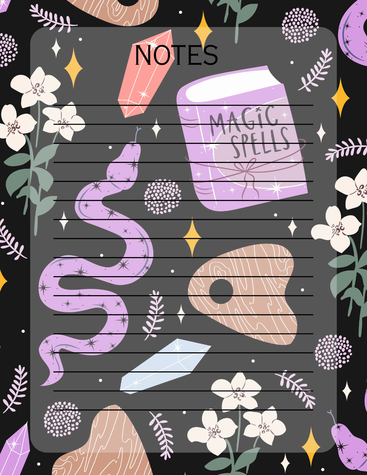 Witchy Notepad