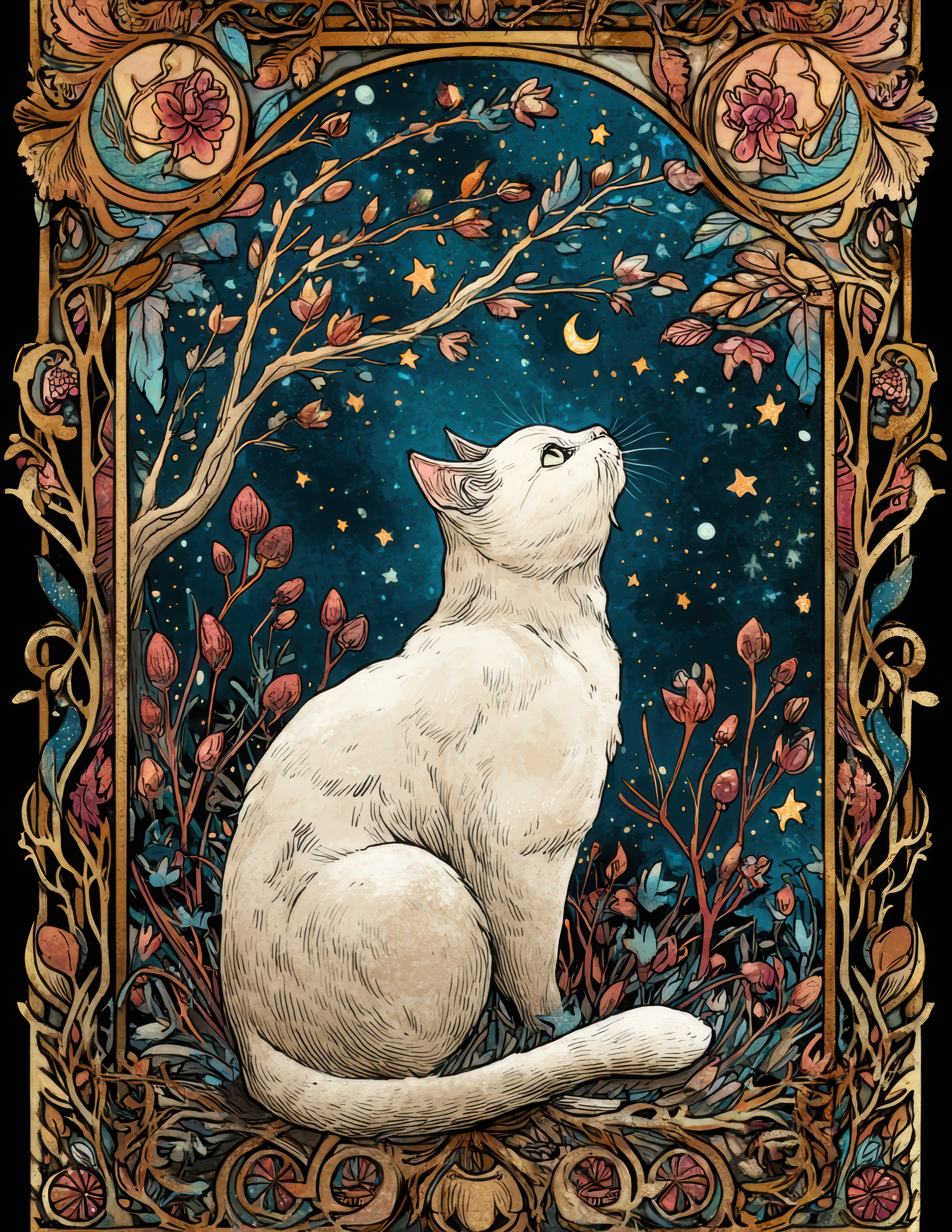 Magic Celestial Junk Journal papers