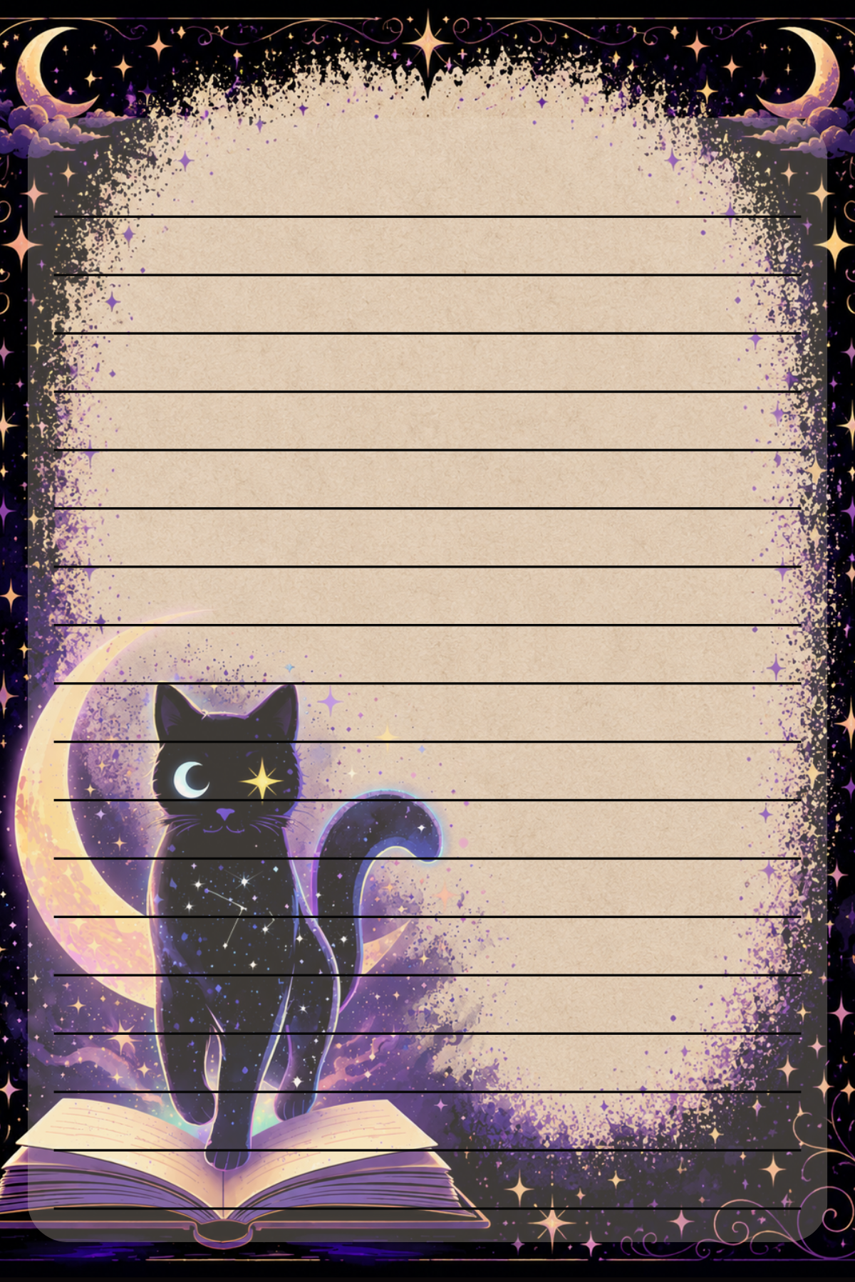 Reading cat