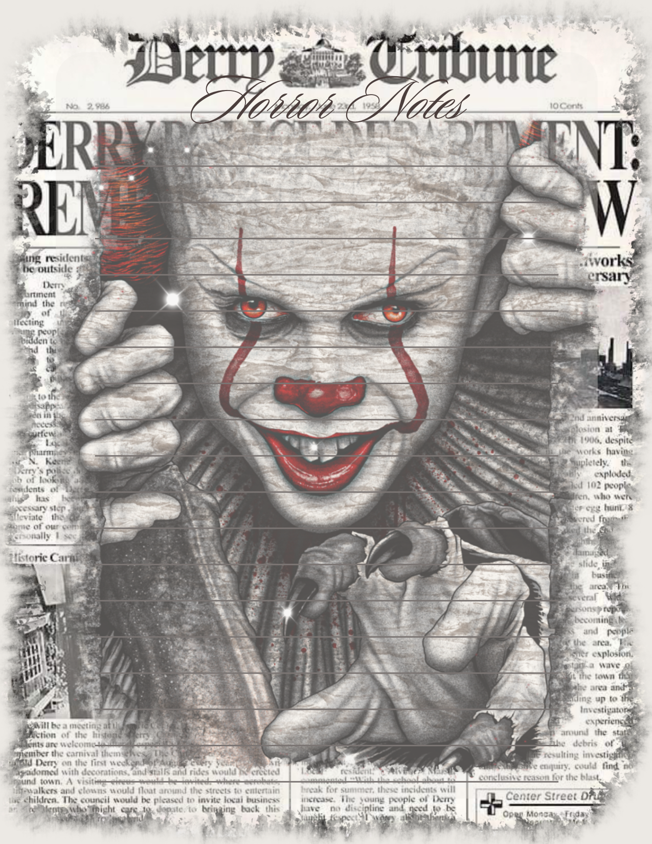 Pennywise newpaper